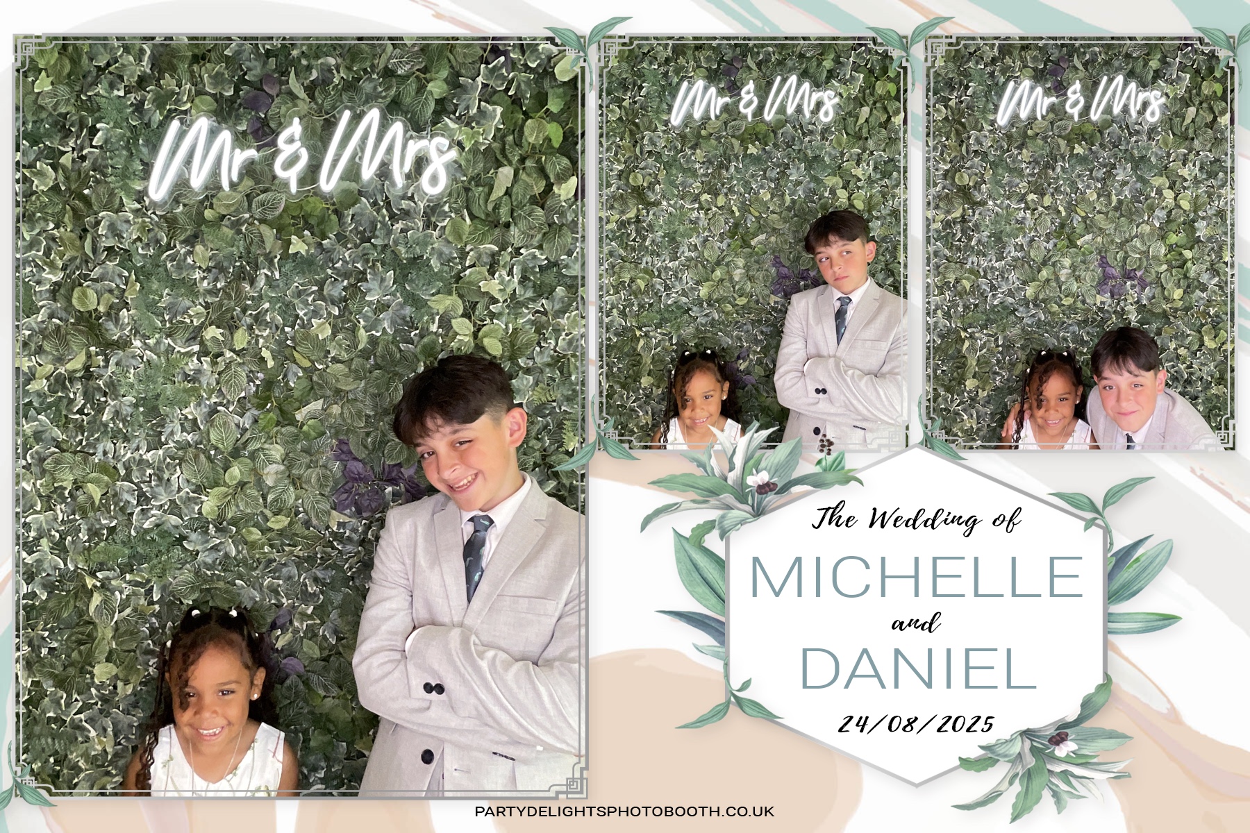 Michelle and Daniel's Wedding | View more photos from the event at gallery.partydelightsphotobooth.co.uk/u/PartyDelightsPhotoBooth/Michelle-and-Daniels-Wedding