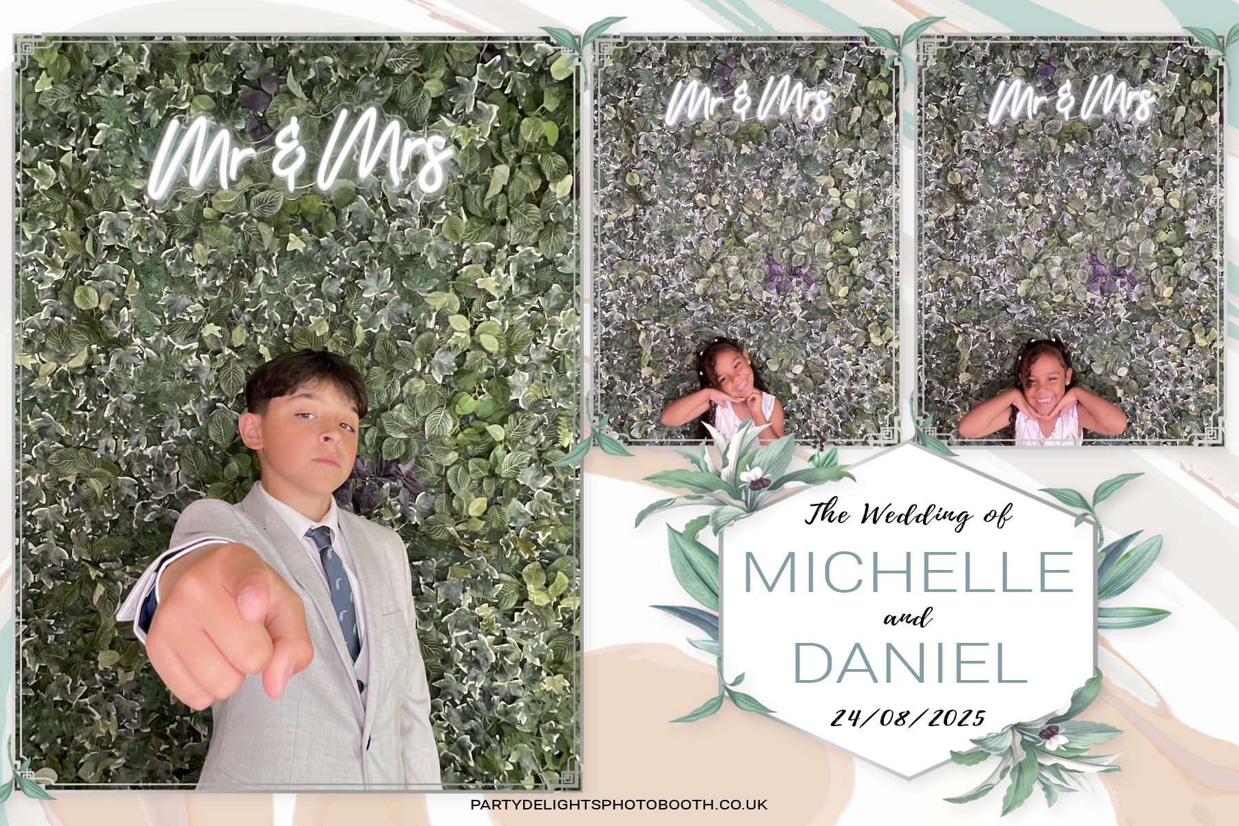 Michelle and Daniel's Wedding | View more photos from the event at gallery.partydelightsphotobooth.co.uk/u/PartyDelightsPhotoBooth/Michelle-and-Daniels-Wedding