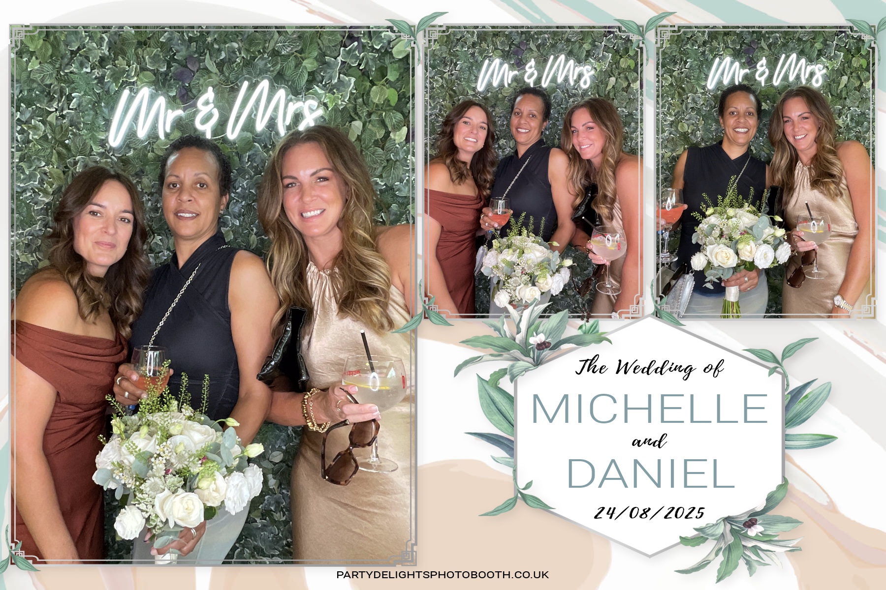 Michelle and Daniel's Wedding | View more photos from the event at gallery.partydelightsphotobooth.co.uk/u/PartyDelightsPhotoBooth/Michelle-and-Daniels-Wedding