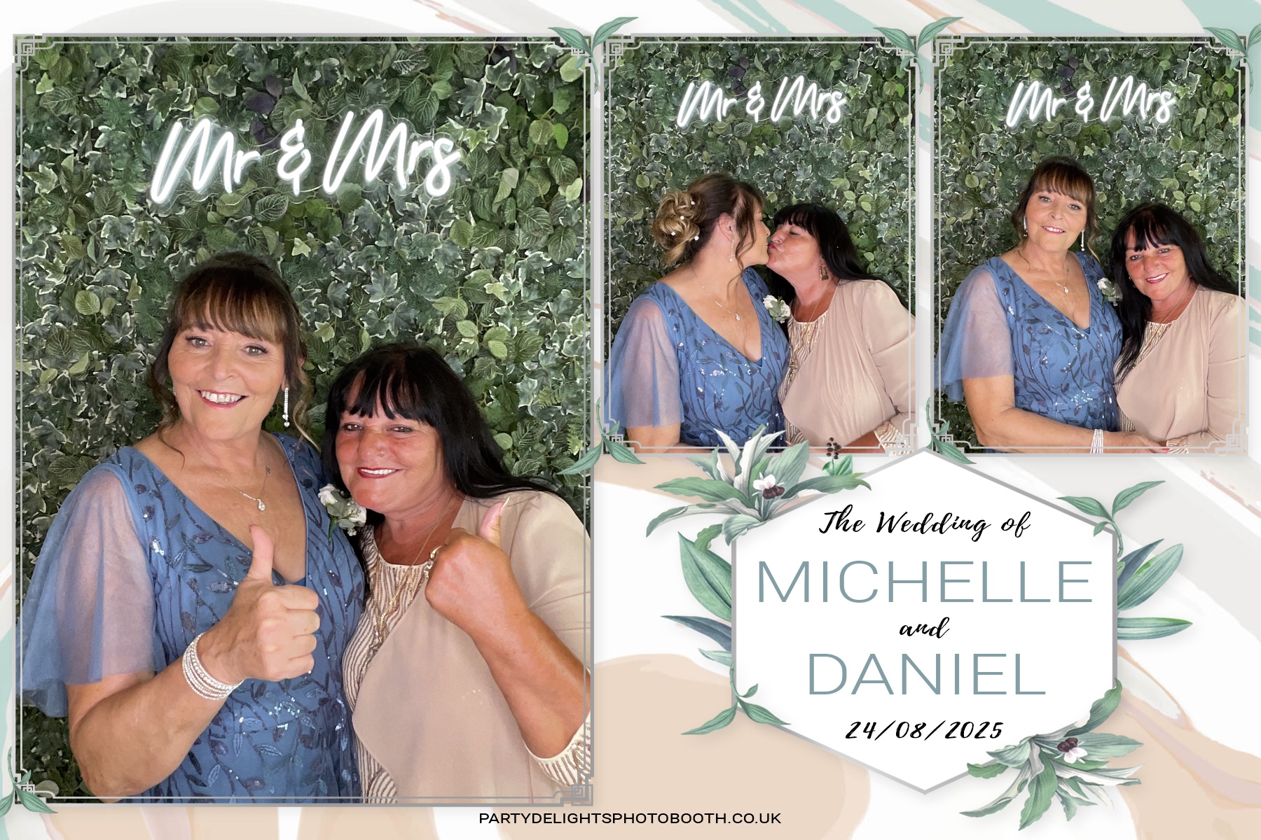 Michelle and Daniel's Wedding | View more photos from the event at gallery.partydelightsphotobooth.co.uk/u/PartyDelightsPhotoBooth/Michelle-and-Daniels-Wedding
