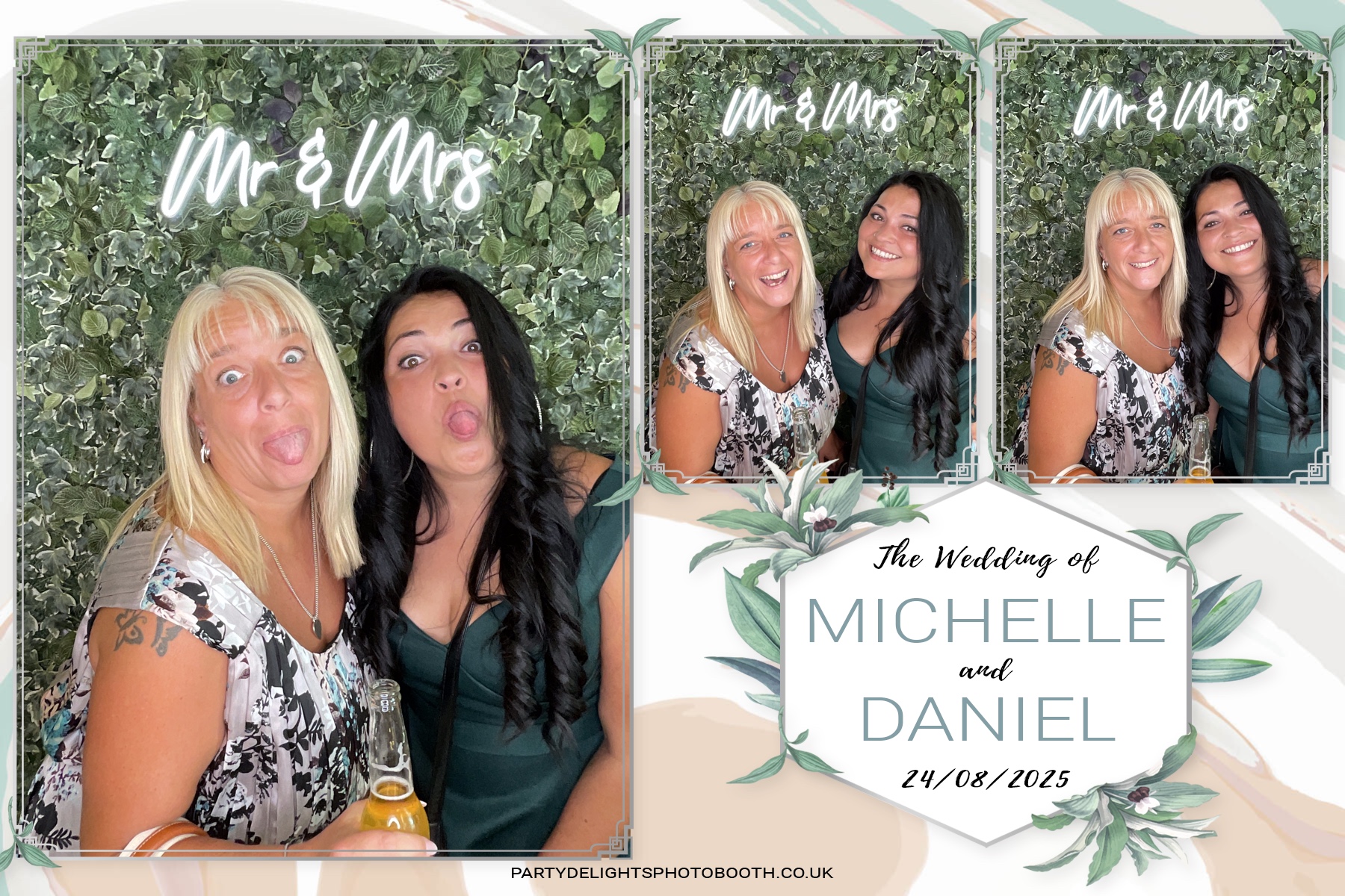 Michelle and Daniel's Wedding | View more photos from the event at gallery.partydelightsphotobooth.co.uk/u/PartyDelightsPhotoBooth/Michelle-and-Daniels-Wedding