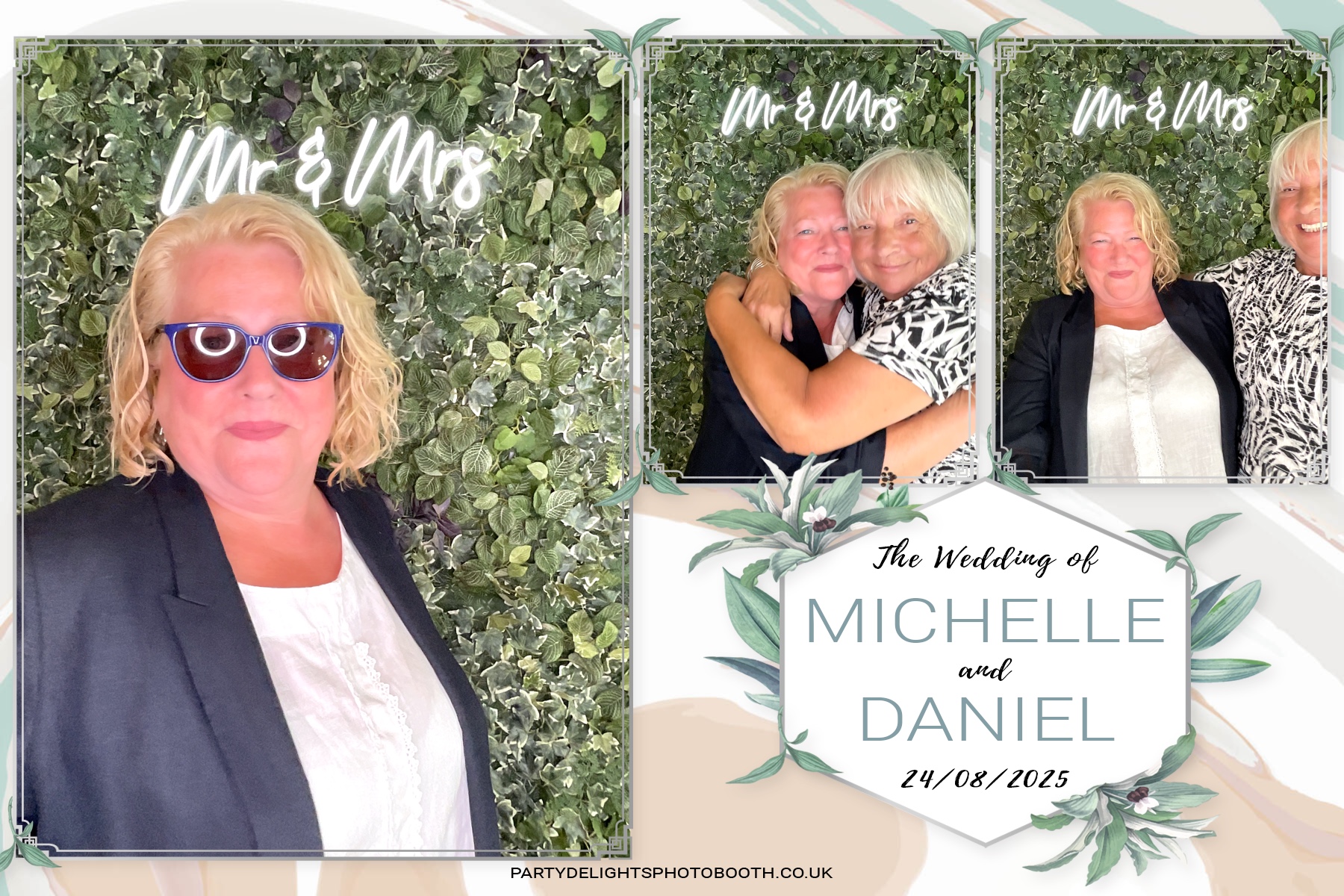 Michelle and Daniel's Wedding | View more photos from the event at gallery.partydelightsphotobooth.co.uk/u/PartyDelightsPhotoBooth/Michelle-and-Daniels-Wedding
