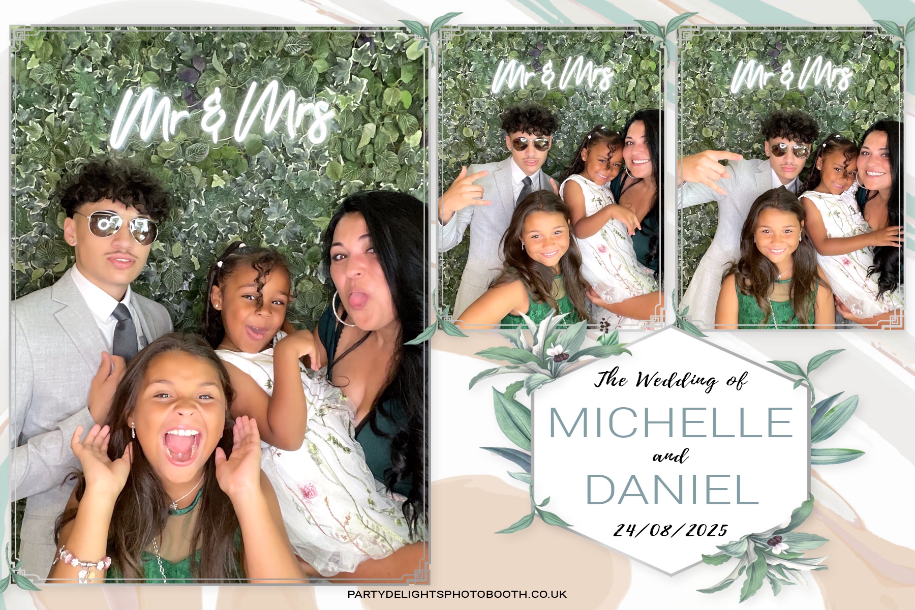Michelle and Daniel's Wedding | View more photos from the event at gallery.partydelightsphotobooth.co.uk/u/PartyDelightsPhotoBooth/Michelle-and-Daniels-Wedding