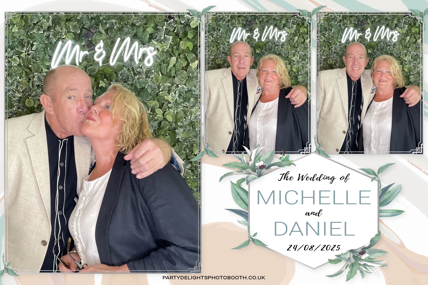 Michelle and Daniel's Wedding | View more photos from the event at gallery.partydelightsphotobooth.co.uk/u/PartyDelightsPhotoBooth/Michelle-and-Daniels-Wedding