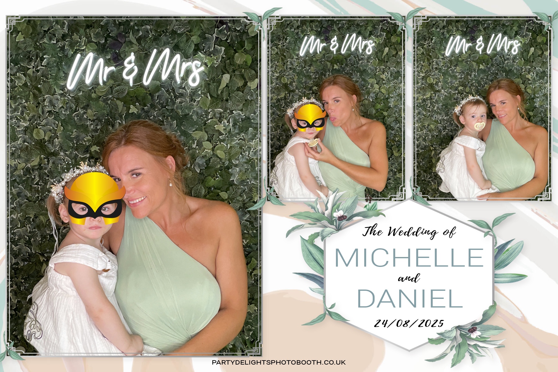 Michelle and Daniel's Wedding | View more photos from the event at gallery.partydelightsphotobooth.co.uk/u/PartyDelightsPhotoBooth/Michelle-and-Daniels-Wedding