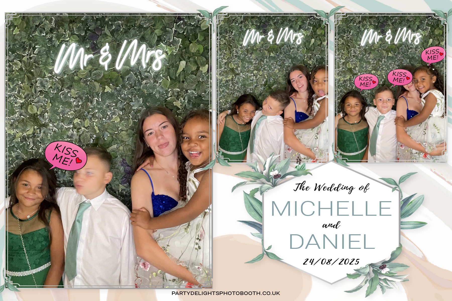 Michelle and Daniel's Wedding | View more photos from the event at gallery.partydelightsphotobooth.co.uk/u/PartyDelightsPhotoBooth/Michelle-and-Daniels-Wedding