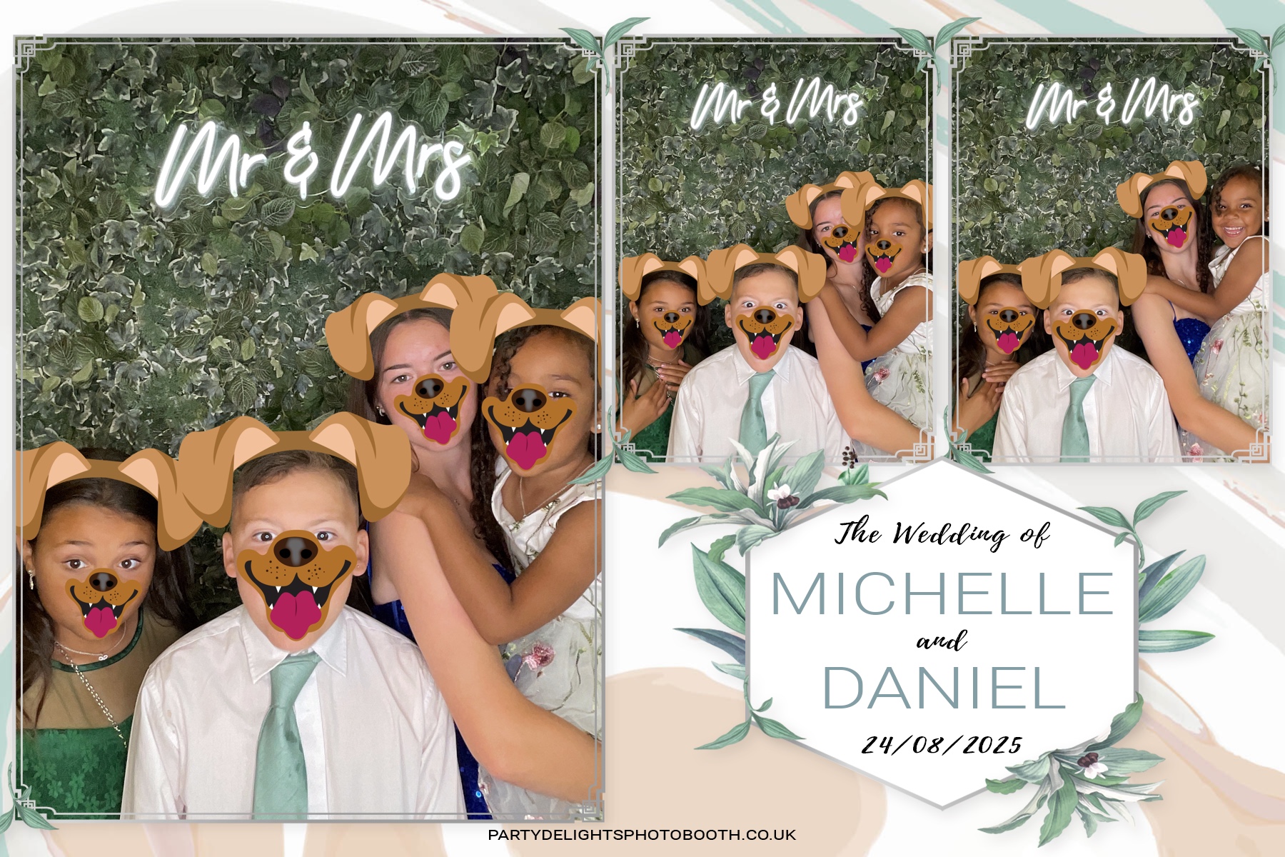 Michelle and Daniel's Wedding | View more photos from the event at gallery.partydelightsphotobooth.co.uk/u/PartyDelightsPhotoBooth/Michelle-and-Daniels-Wedding