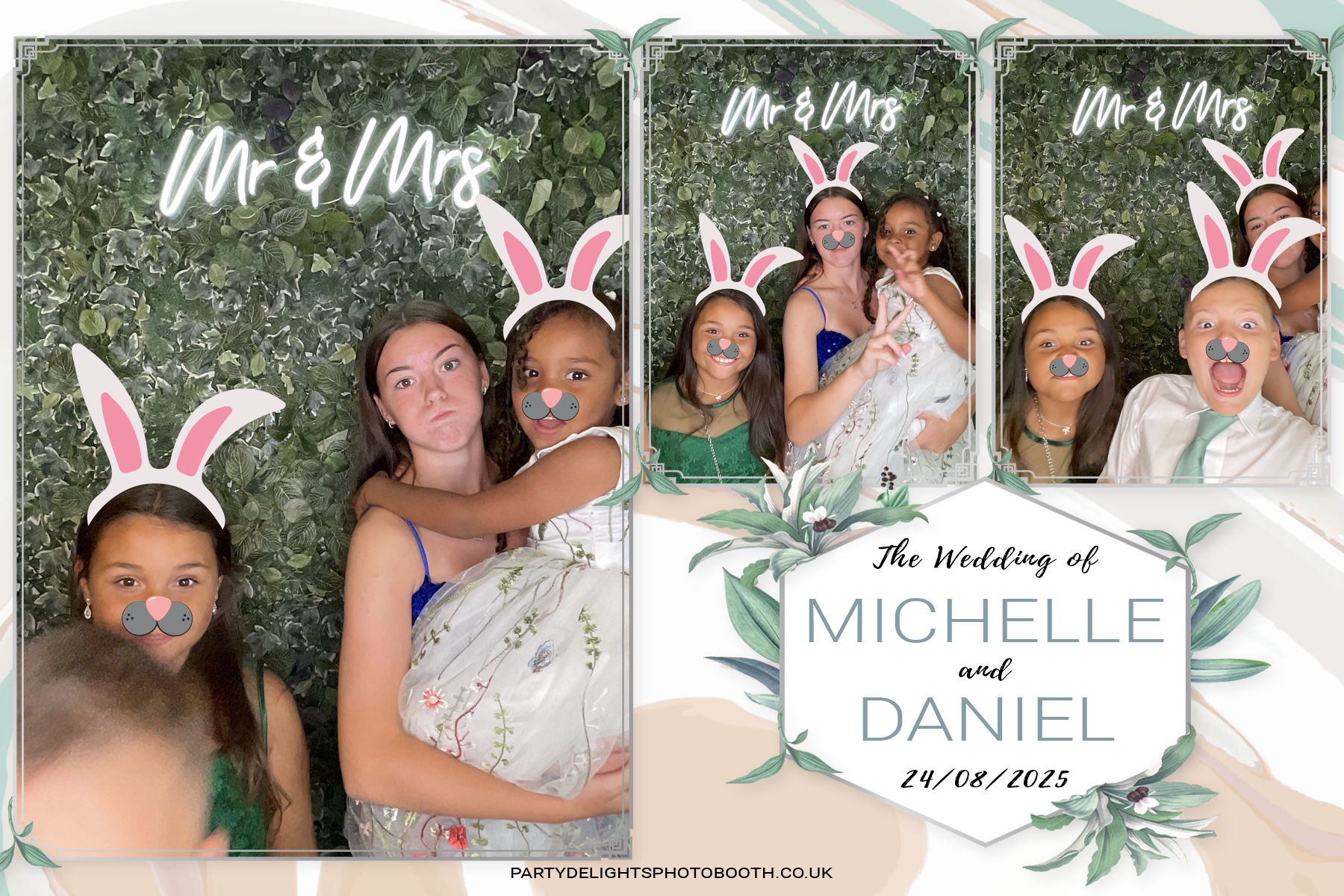 Michelle and Daniel's Wedding | View more photos from the event at gallery.partydelightsphotobooth.co.uk/u/PartyDelightsPhotoBooth/Michelle-and-Daniels-Wedding