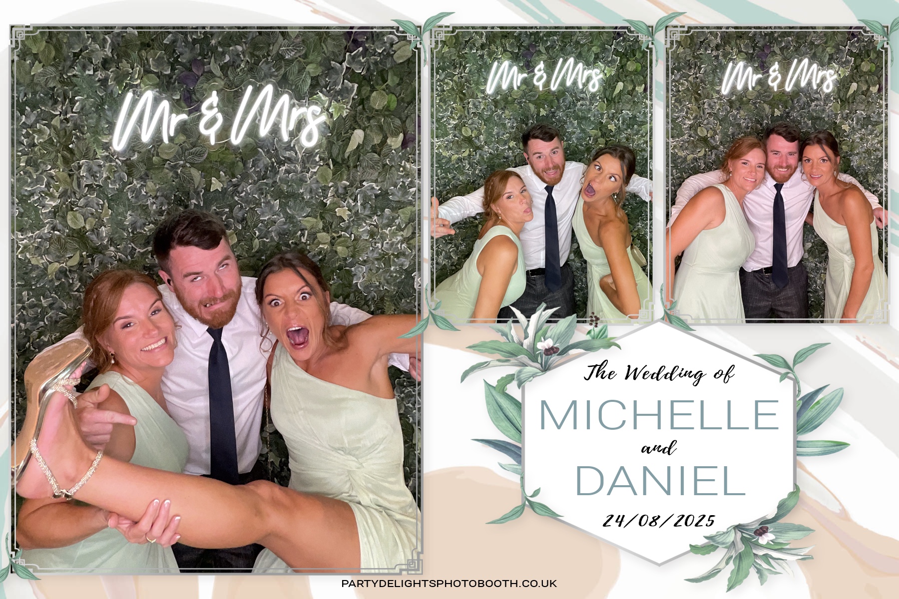 Michelle and Daniel's Wedding | View more photos from the event at gallery.partydelightsphotobooth.co.uk/u/PartyDelightsPhotoBooth/Michelle-and-Daniels-Wedding