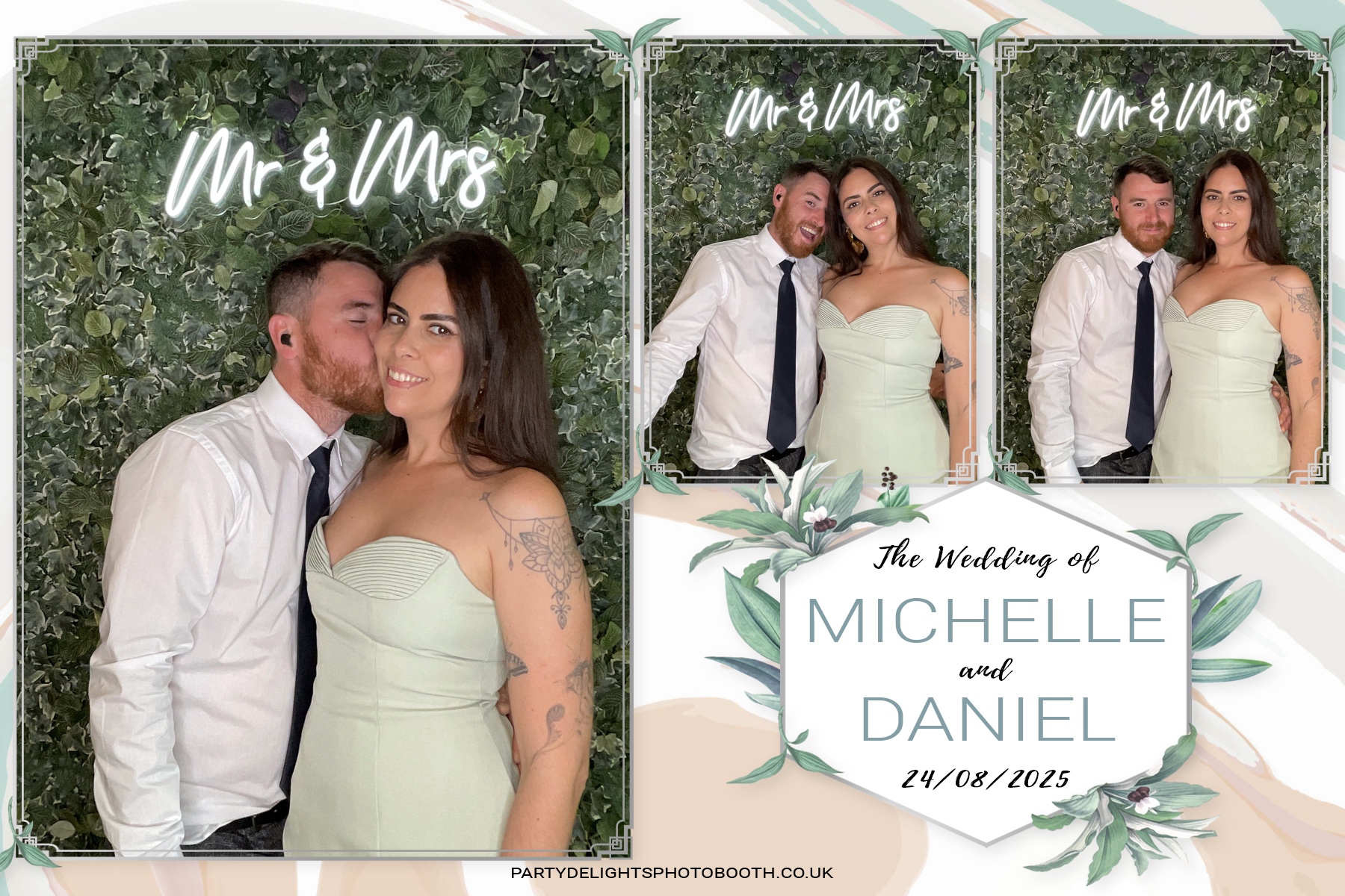 Michelle and Daniel's Wedding | View more photos from the event at gallery.partydelightsphotobooth.co.uk/u/PartyDelightsPhotoBooth/Michelle-and-Daniels-Wedding
