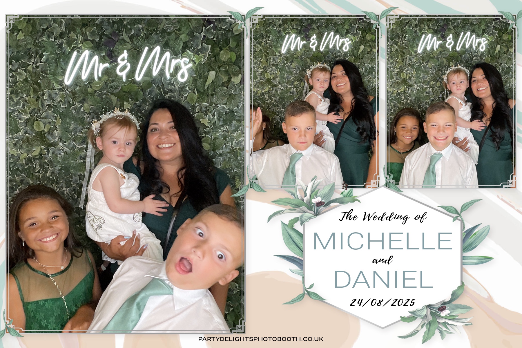 Michelle and Daniel's Wedding | View more photos from the event at gallery.partydelightsphotobooth.co.uk/u/PartyDelightsPhotoBooth/Michelle-and-Daniels-Wedding