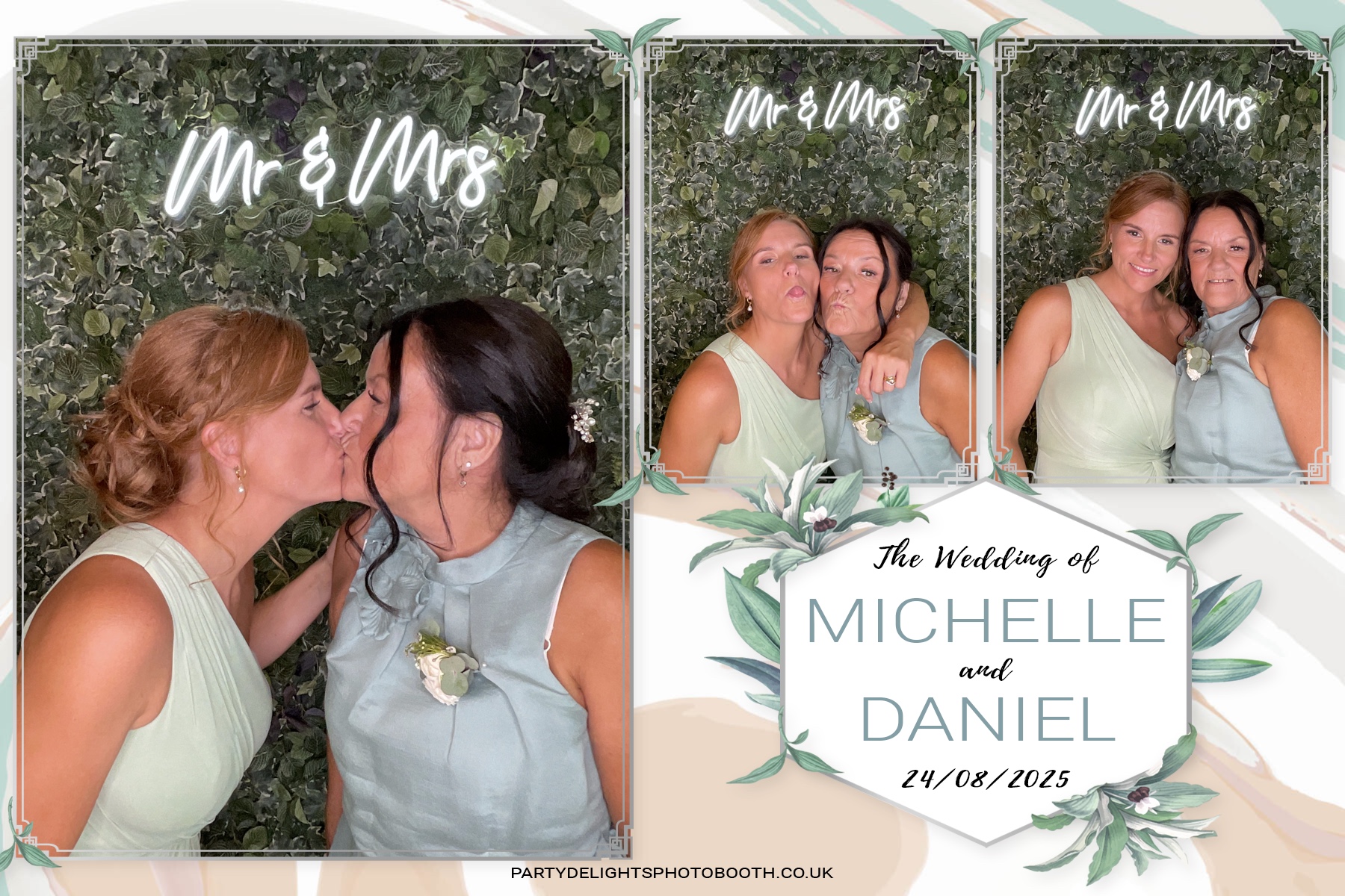 Michelle and Daniel's Wedding | View more photos from the event at gallery.partydelightsphotobooth.co.uk/u/PartyDelightsPhotoBooth/Michelle-and-Daniels-Wedding