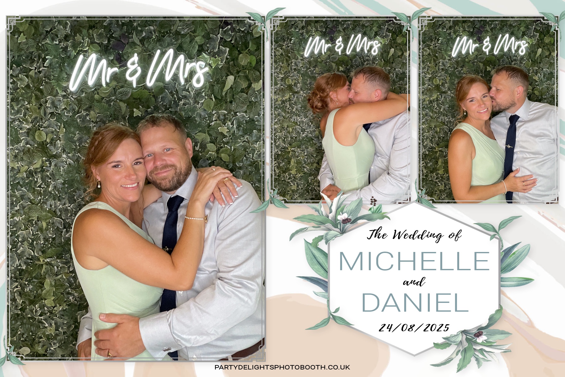 Michelle and Daniel's Wedding | View more photos from the event at gallery.partydelightsphotobooth.co.uk/u/PartyDelightsPhotoBooth/Michelle-and-Daniels-Wedding