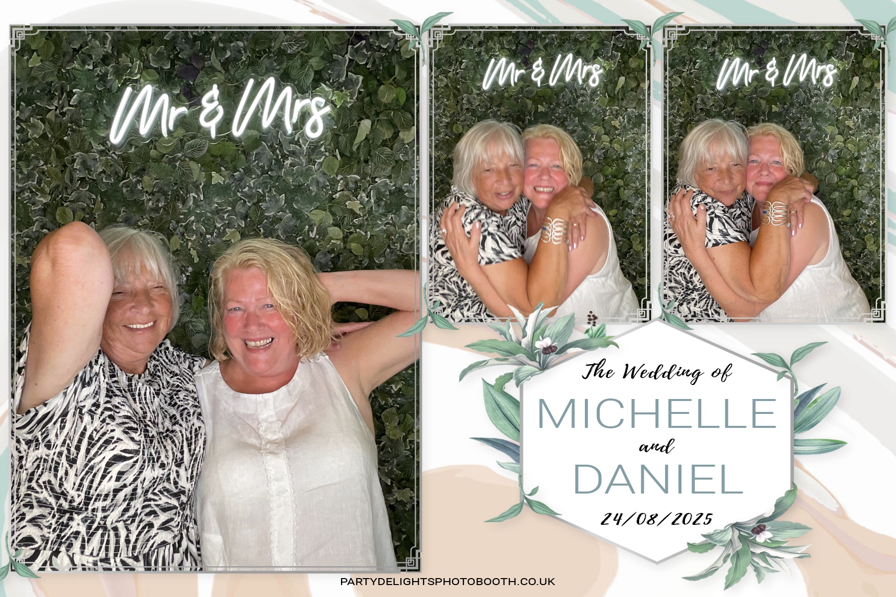 Michelle and Daniel's Wedding | View more photos from the event at gallery.partydelightsphotobooth.co.uk/u/PartyDelightsPhotoBooth/Michelle-and-Daniels-Wedding