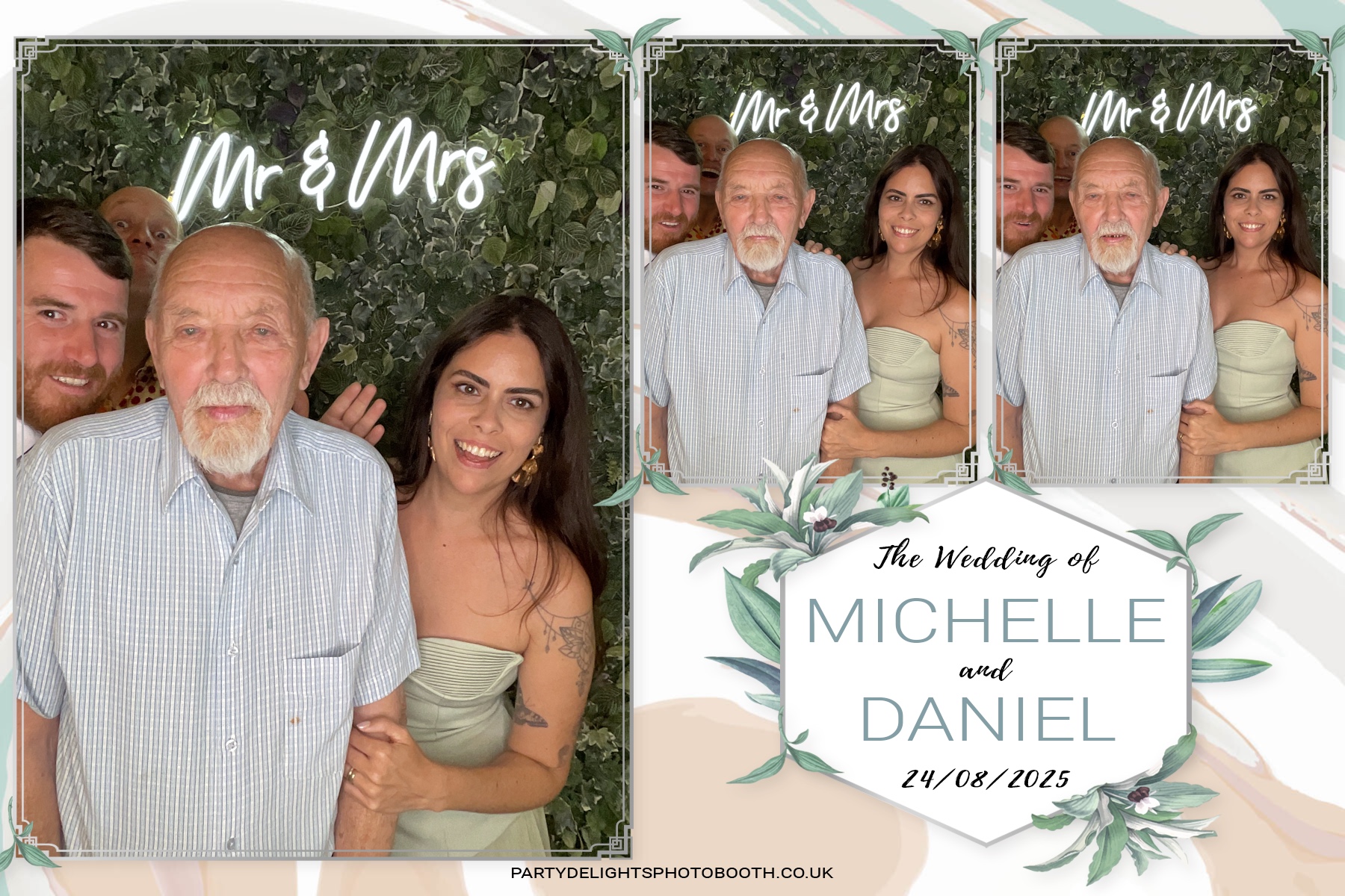 Michelle and Daniel's Wedding | View more photos from the event at gallery.partydelightsphotobooth.co.uk/u/PartyDelightsPhotoBooth/Michelle-and-Daniels-Wedding