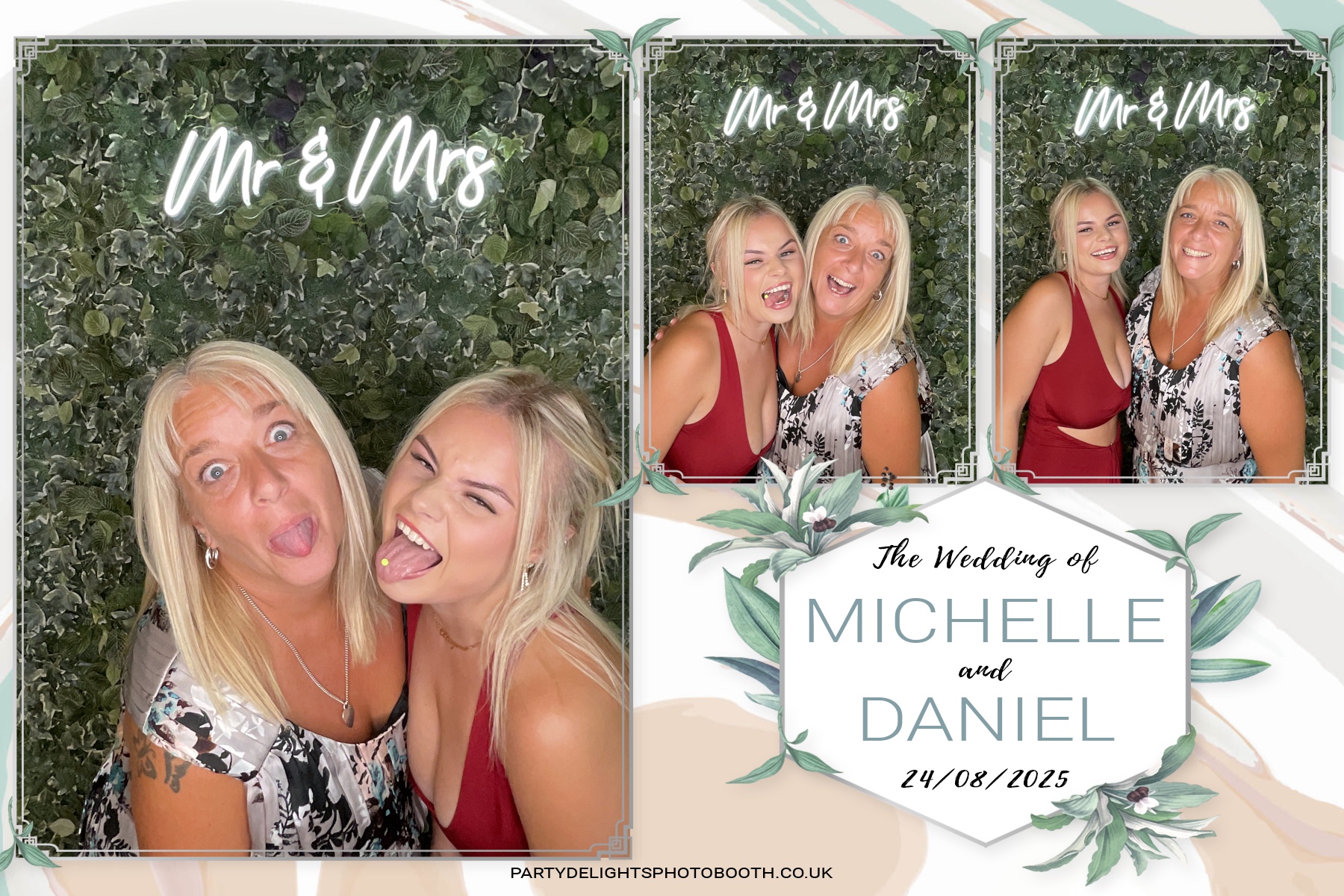 Michelle and Daniel's Wedding | View more photos from the event at gallery.partydelightsphotobooth.co.uk/u/PartyDelightsPhotoBooth/Michelle-and-Daniels-Wedding
