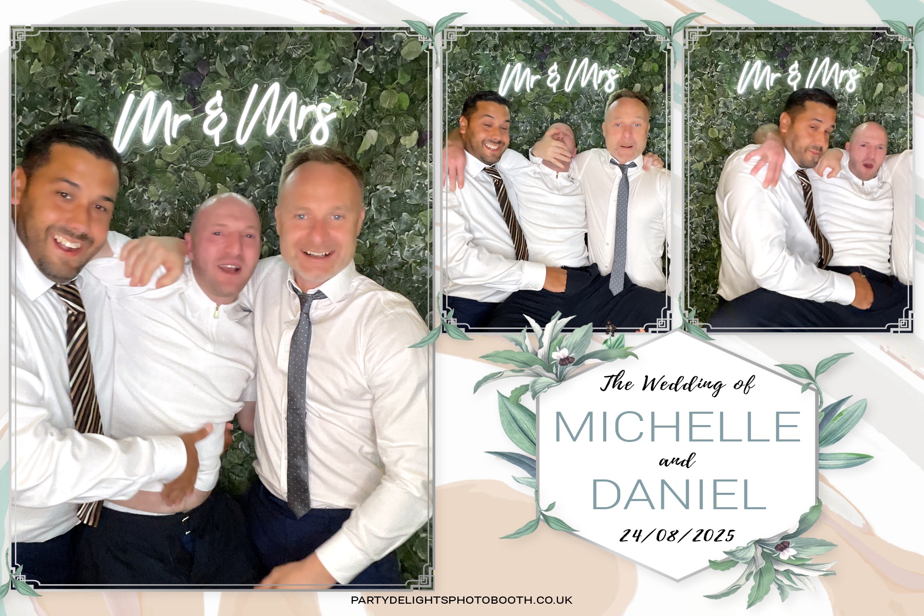Michelle and Daniel's Wedding | View more photos from the event at gallery.partydelightsphotobooth.co.uk/u/PartyDelightsPhotoBooth/Michelle-and-Daniels-Wedding