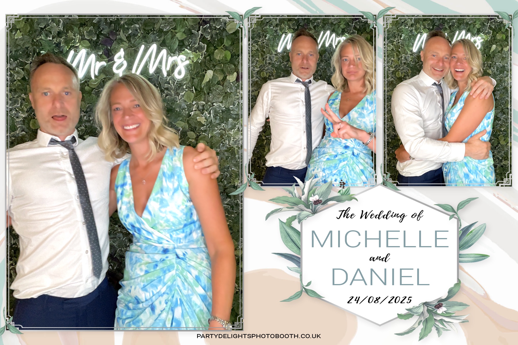 Michelle and Daniel's Wedding | View more photos from the event at gallery.partydelightsphotobooth.co.uk/u/PartyDelightsPhotoBooth/Michelle-and-Daniels-Wedding