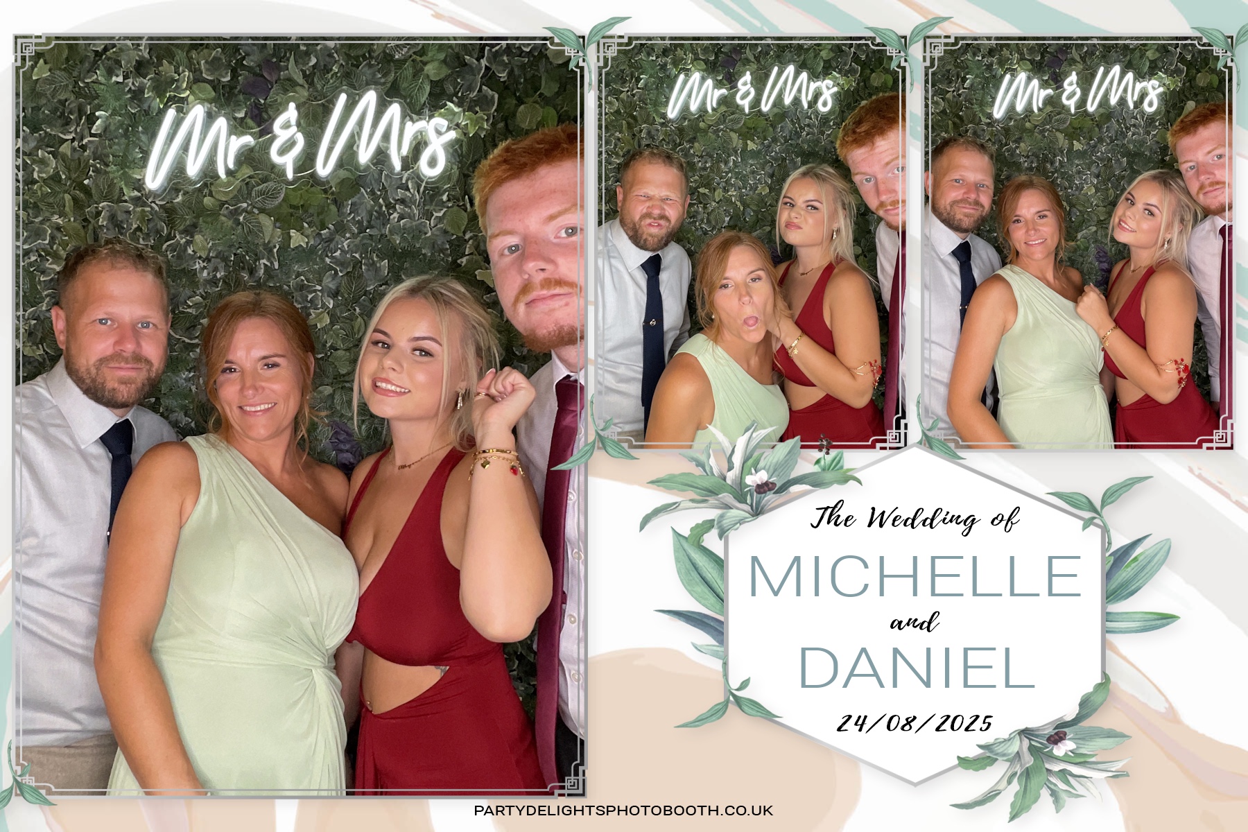 Michelle and Daniel's Wedding | View more photos from the event at gallery.partydelightsphotobooth.co.uk/u/PartyDelightsPhotoBooth/Michelle-and-Daniels-Wedding