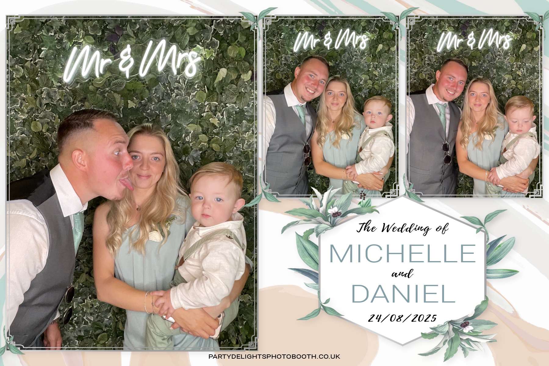 Michelle and Daniel's Wedding | View more photos from the event at gallery.partydelightsphotobooth.co.uk/u/PartyDelightsPhotoBooth/Michelle-and-Daniels-Wedding