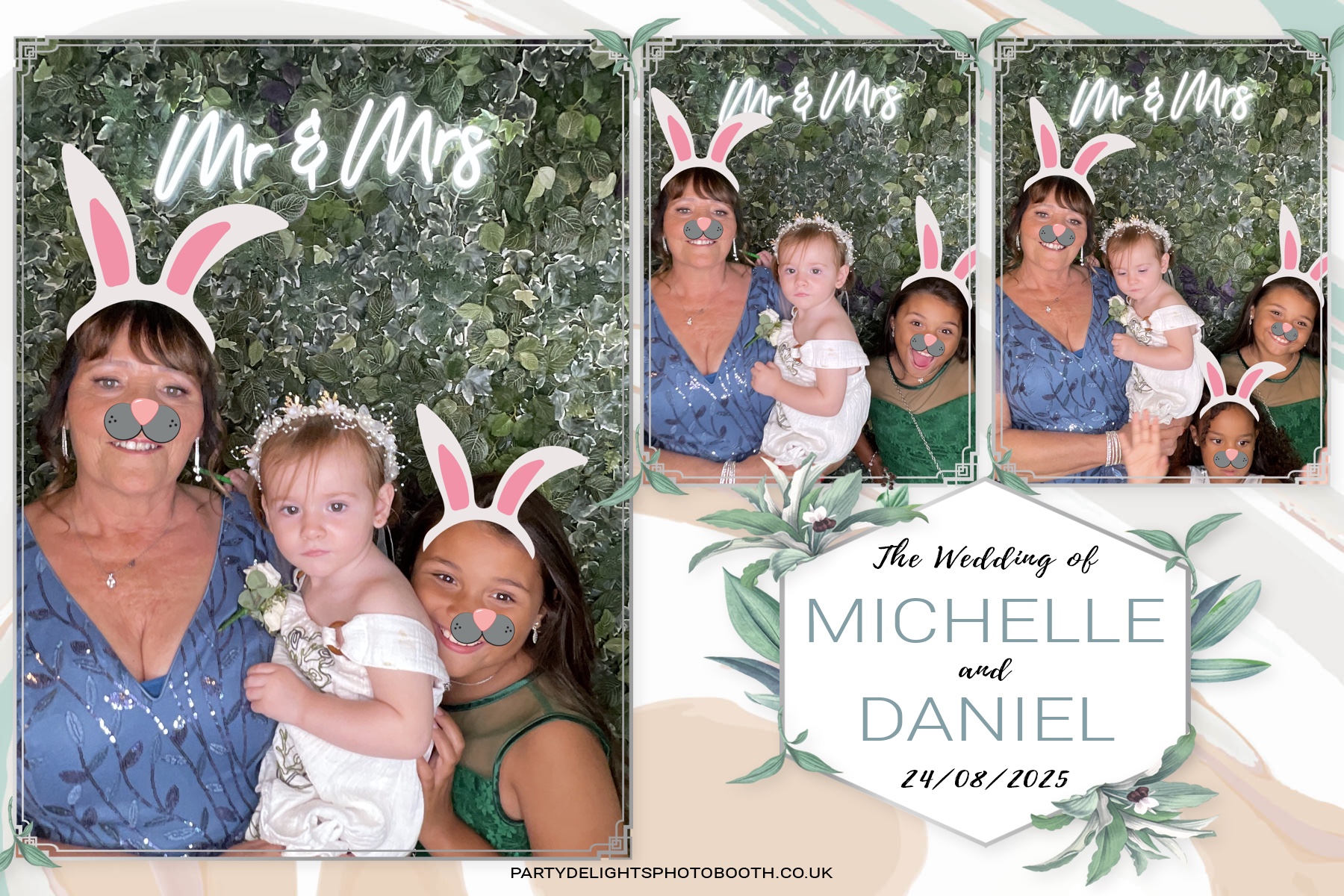 Michelle and Daniel's Wedding | View more photos from the event at gallery.partydelightsphotobooth.co.uk/u/PartyDelightsPhotoBooth/Michelle-and-Daniels-Wedding