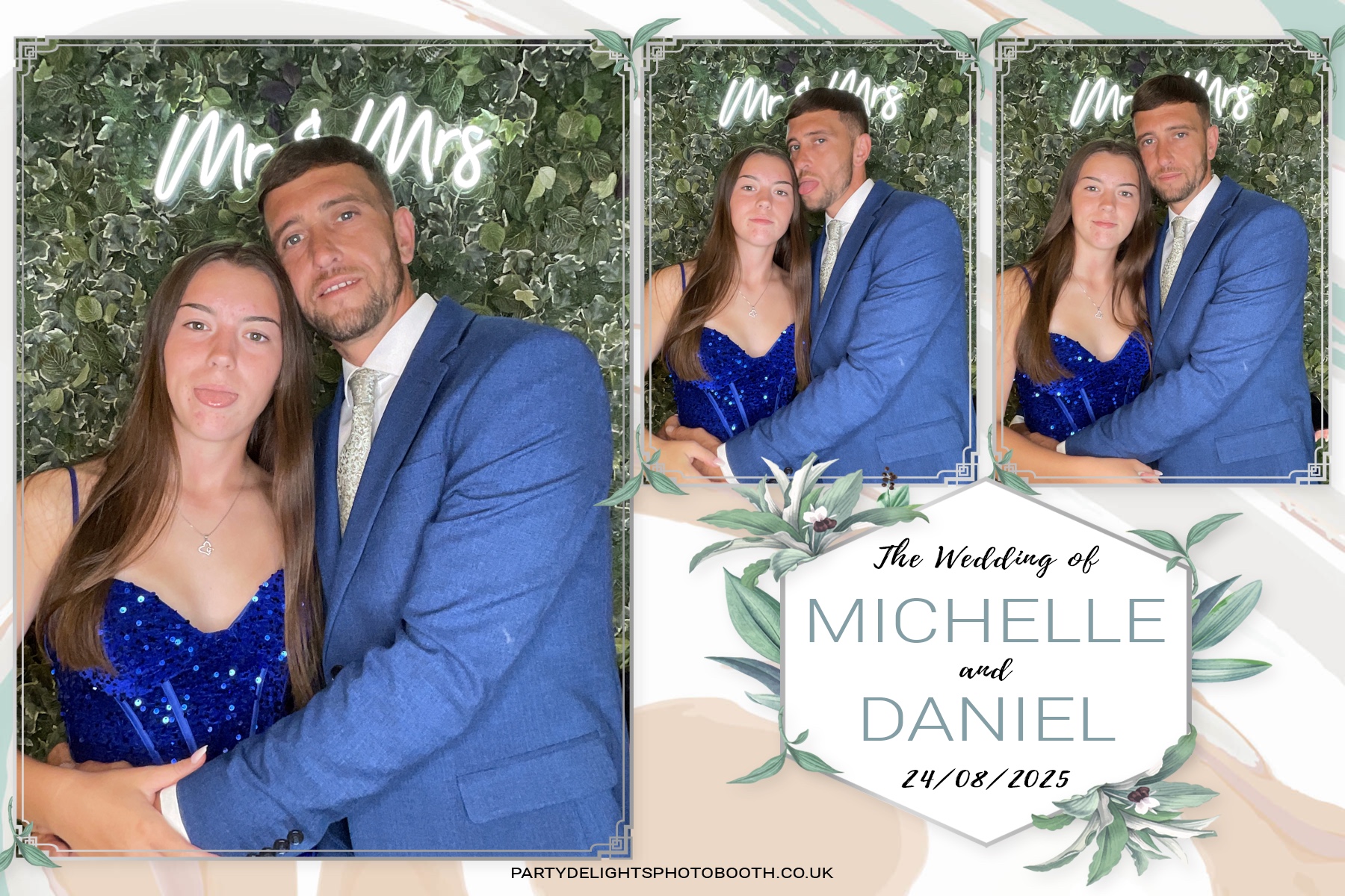 Michelle and Daniel's Wedding | View more photos from the event at gallery.partydelightsphotobooth.co.uk/u/PartyDelightsPhotoBooth/Michelle-and-Daniels-Wedding