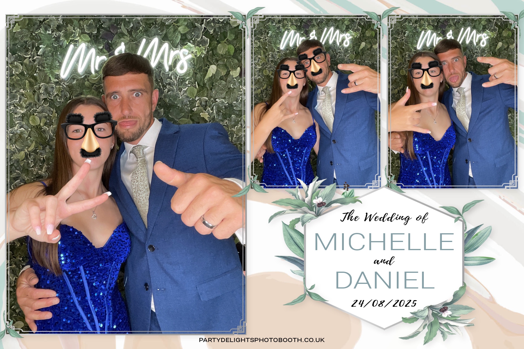 Michelle and Daniel's Wedding | View more photos from the event at gallery.partydelightsphotobooth.co.uk/u/PartyDelightsPhotoBooth/Michelle-and-Daniels-Wedding