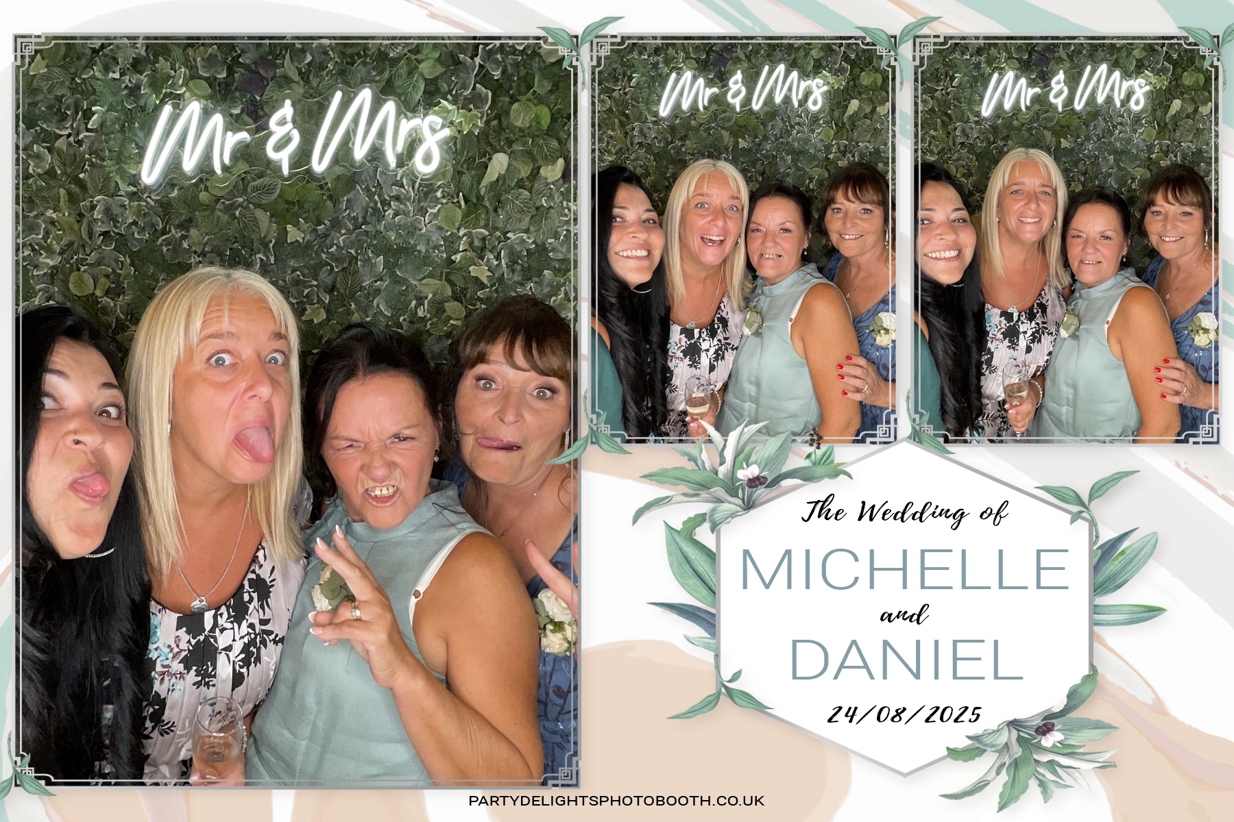 Michelle and Daniel's Wedding | View more photos from the event at gallery.partydelightsphotobooth.co.uk/u/PartyDelightsPhotoBooth/Michelle-and-Daniels-Wedding