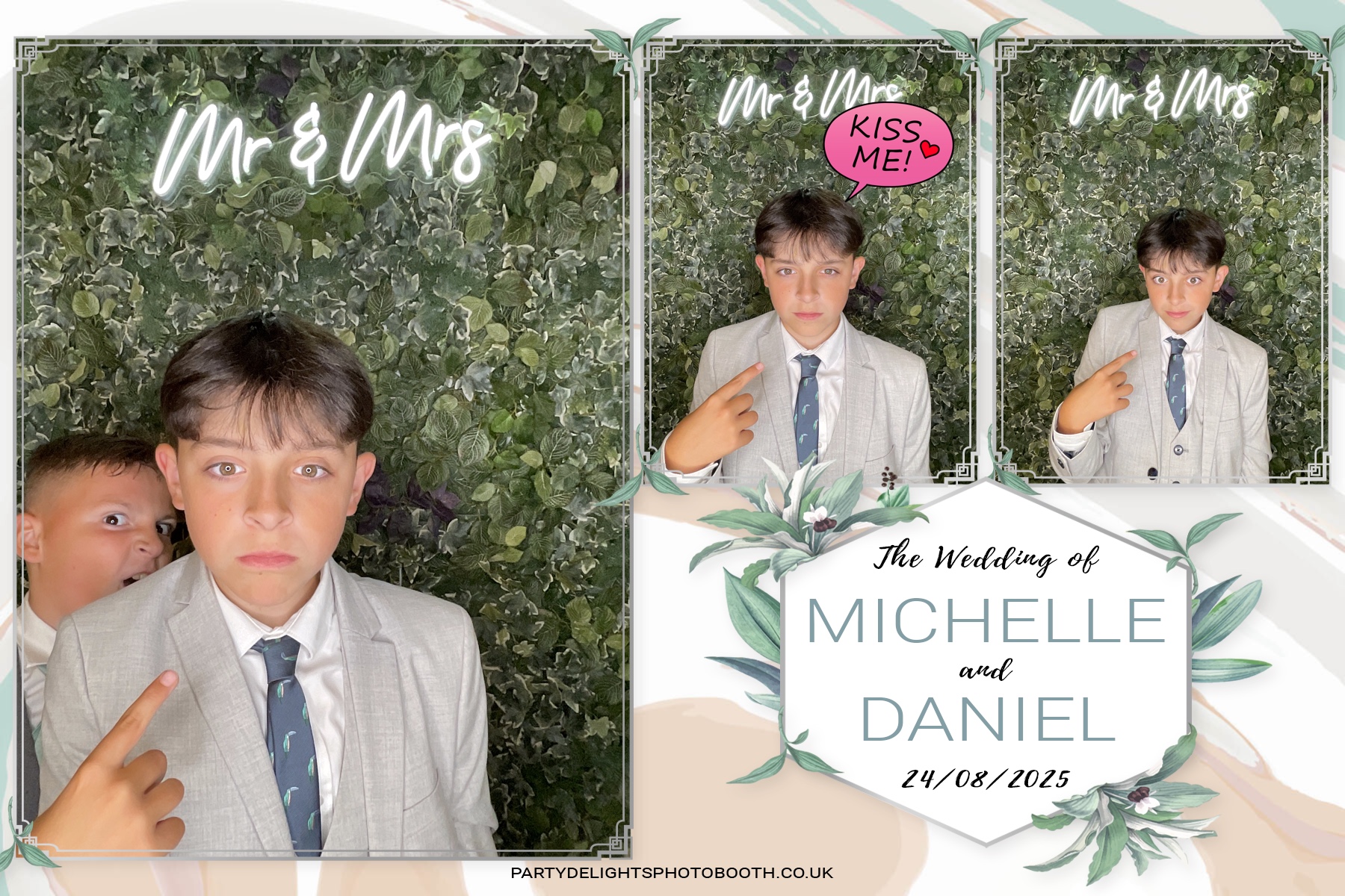Michelle and Daniel's Wedding | View more photos from the event at gallery.partydelightsphotobooth.co.uk/u/PartyDelightsPhotoBooth/Michelle-and-Daniels-Wedding