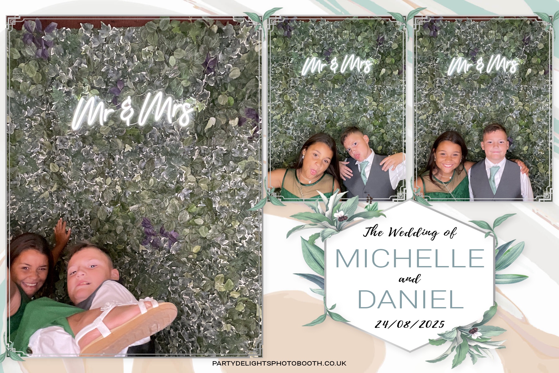 Michelle and Daniel's Wedding | View more photos from the event at gallery.partydelightsphotobooth.co.uk/u/PartyDelightsPhotoBooth/Michelle-and-Daniels-Wedding