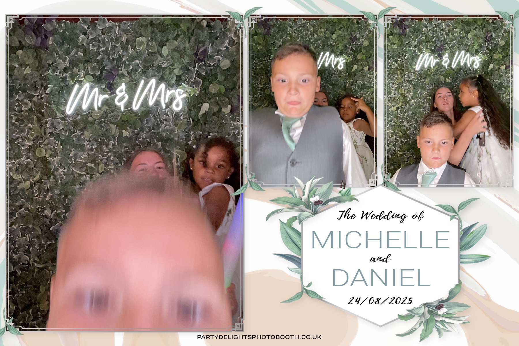 Michelle and Daniel's Wedding | View more photos from the event at gallery.partydelightsphotobooth.co.uk/u/PartyDelightsPhotoBooth/Michelle-and-Daniels-Wedding
