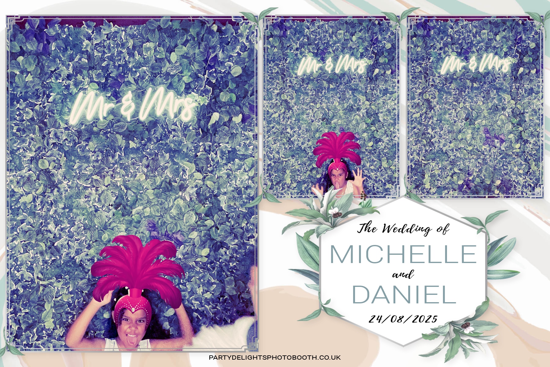 Michelle and Daniel's Wedding | View more photos from the event at gallery.partydelightsphotobooth.co.uk/u/PartyDelightsPhotoBooth/Michelle-and-Daniels-Wedding