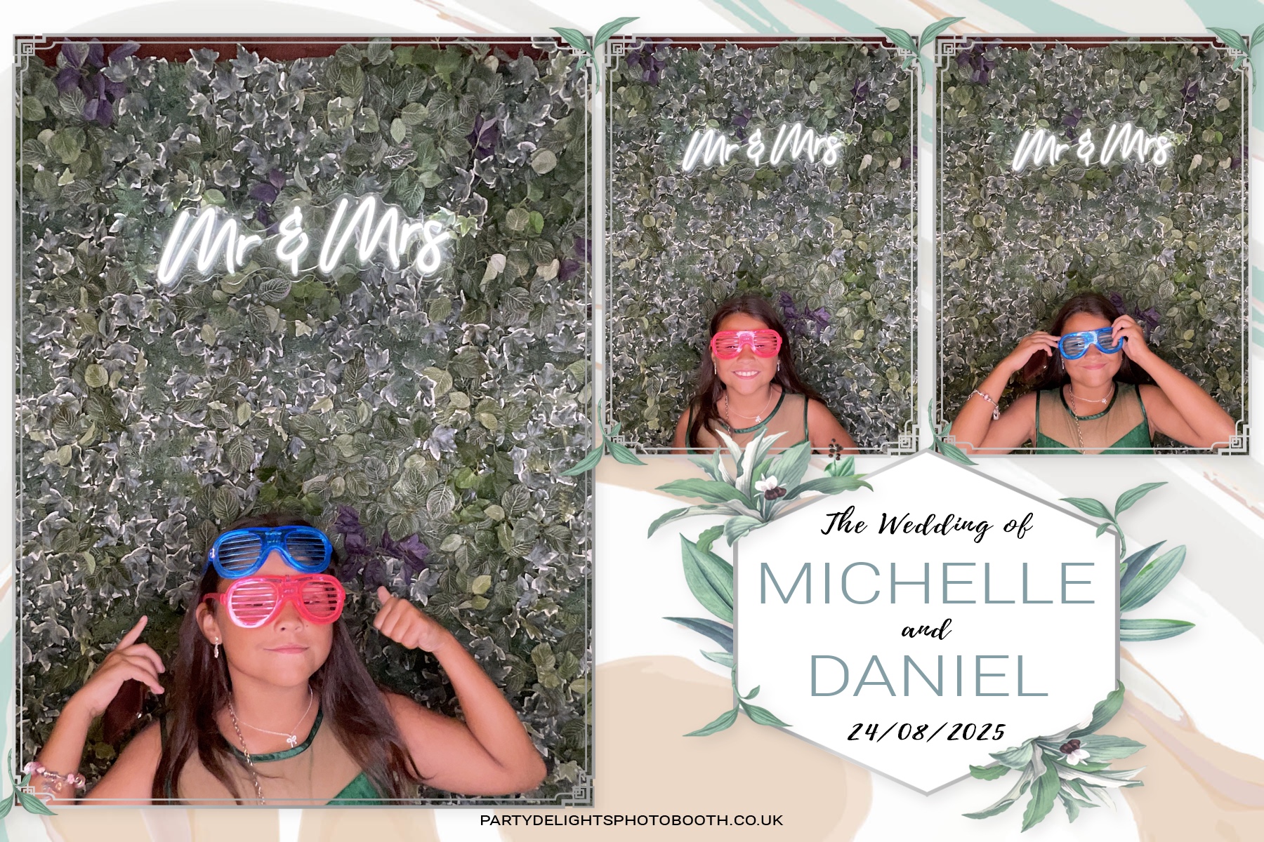 Michelle and Daniel's Wedding | View more photos from the event at gallery.partydelightsphotobooth.co.uk/u/PartyDelightsPhotoBooth/Michelle-and-Daniels-Wedding
