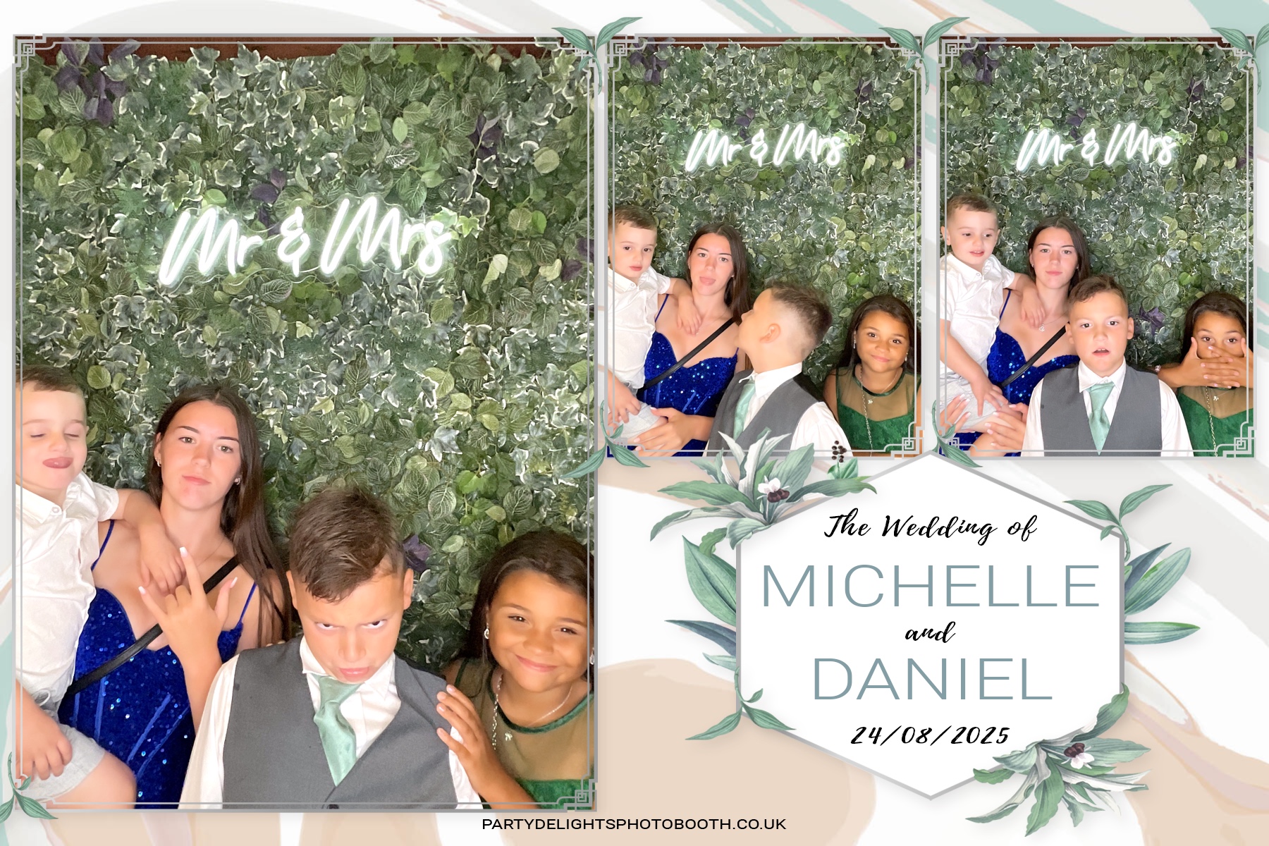 Michelle and Daniel's Wedding | View more photos from the event at gallery.partydelightsphotobooth.co.uk/u/PartyDelightsPhotoBooth/Michelle-and-Daniels-Wedding