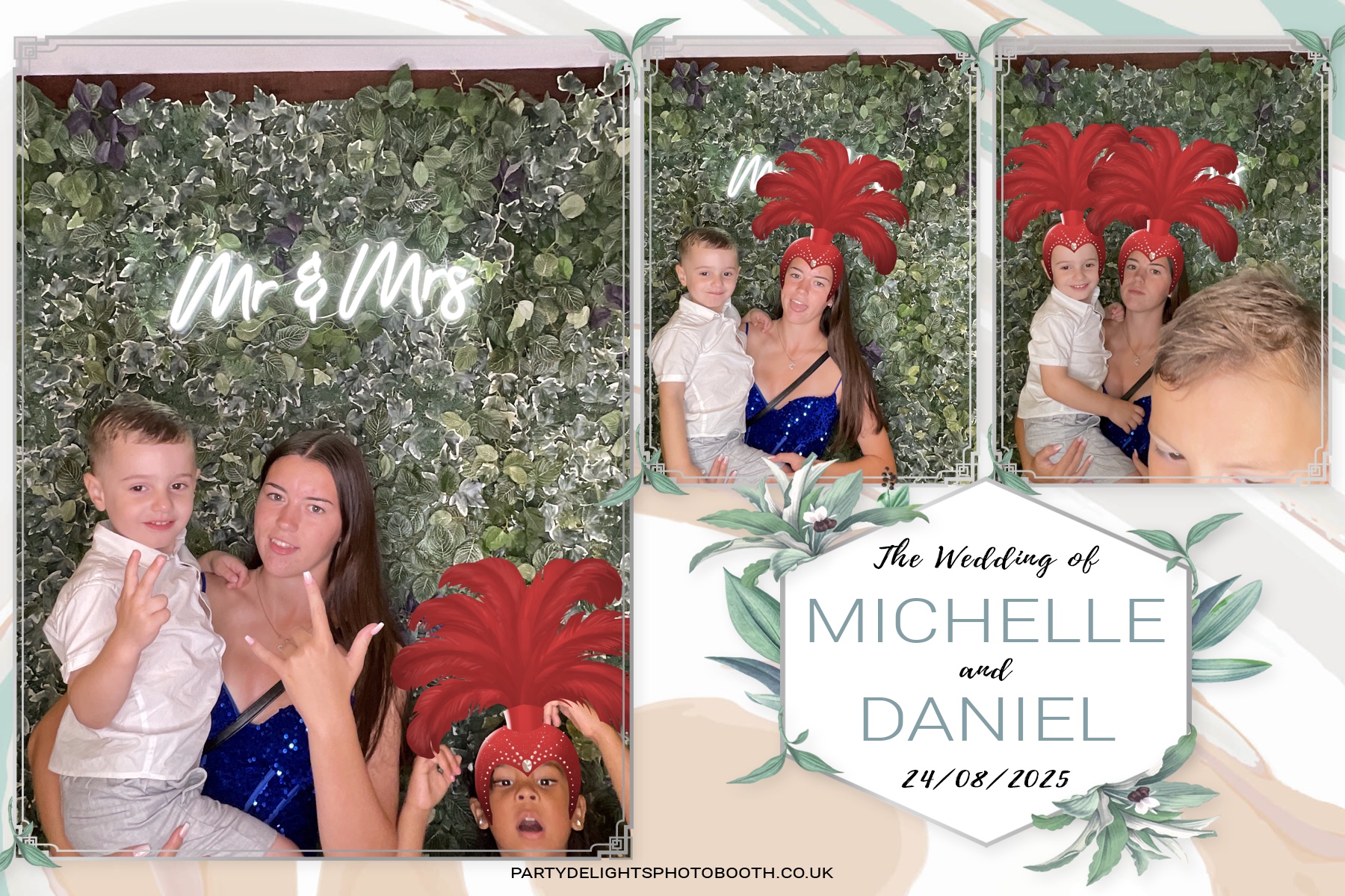 Michelle and Daniel's Wedding | View more photos from the event at gallery.partydelightsphotobooth.co.uk/u/PartyDelightsPhotoBooth/Michelle-and-Daniels-Wedding