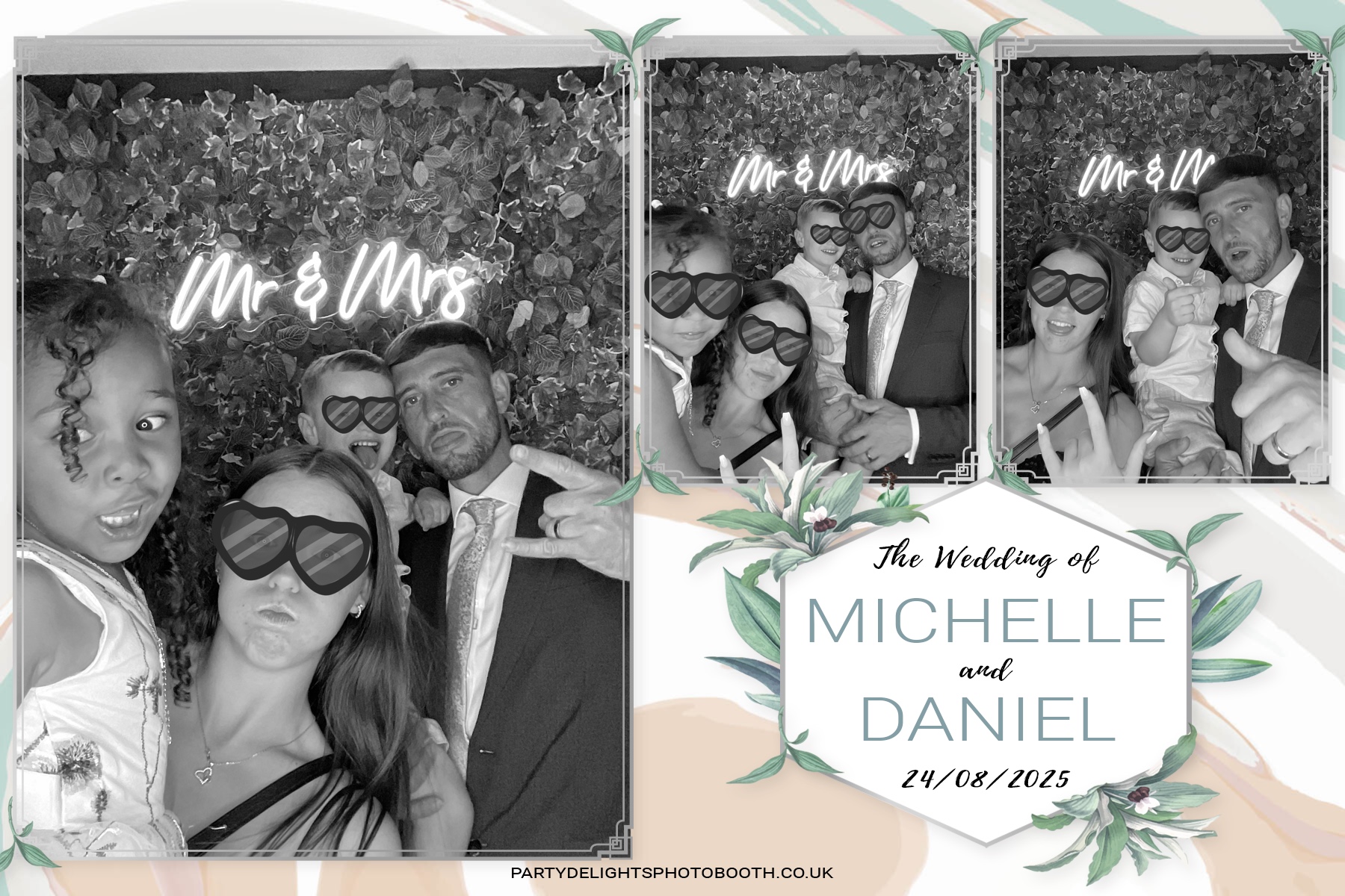 Michelle and Daniel's Wedding | View more photos from the event at gallery.partydelightsphotobooth.co.uk/u/PartyDelightsPhotoBooth/Michelle-and-Daniels-Wedding