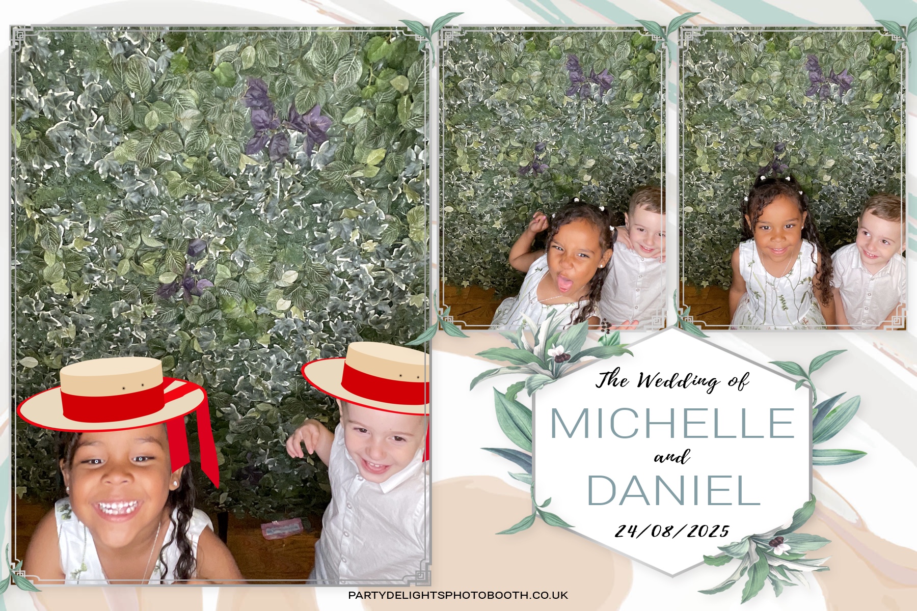 Michelle and Daniel's Wedding | View more photos from the event at gallery.partydelightsphotobooth.co.uk/u/PartyDelightsPhotoBooth/Michelle-and-Daniels-Wedding