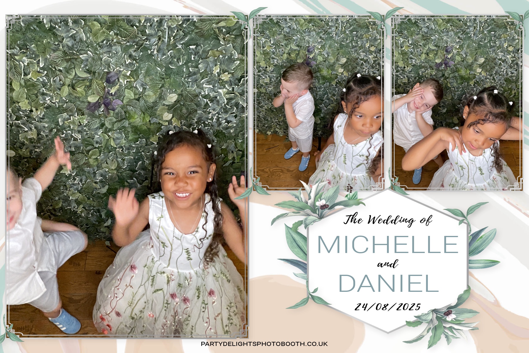 Michelle and Daniel's Wedding | View more photos from the event at gallery.partydelightsphotobooth.co.uk/u/PartyDelightsPhotoBooth/Michelle-and-Daniels-Wedding