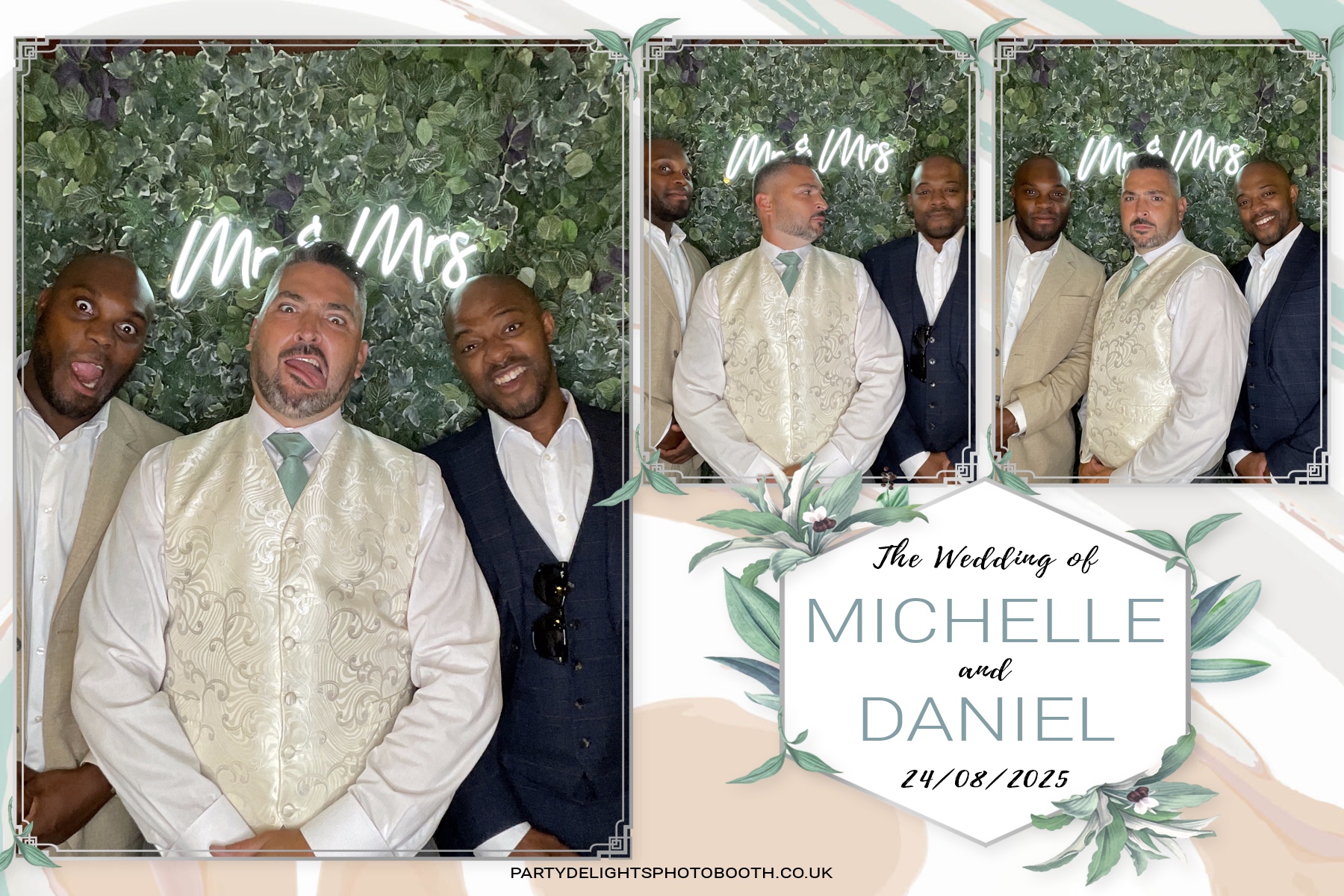 Michelle and Daniel's Wedding | View more photos from the event at gallery.partydelightsphotobooth.co.uk/u/PartyDelightsPhotoBooth/Michelle-and-Daniels-Wedding