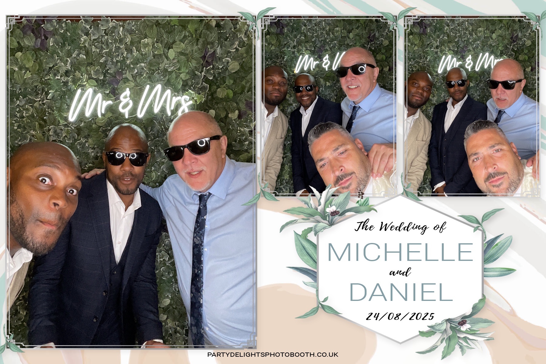 Michelle and Daniel's Wedding | View more photos from the event at gallery.partydelightsphotobooth.co.uk/u/PartyDelightsPhotoBooth/Michelle-and-Daniels-Wedding
