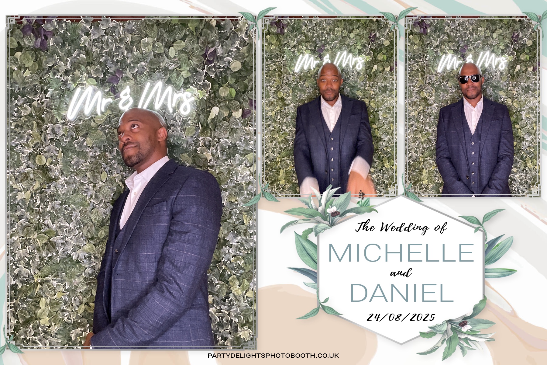 Michelle and Daniel's Wedding | View more photos from the event at gallery.partydelightsphotobooth.co.uk/u/PartyDelightsPhotoBooth/Michelle-and-Daniels-Wedding