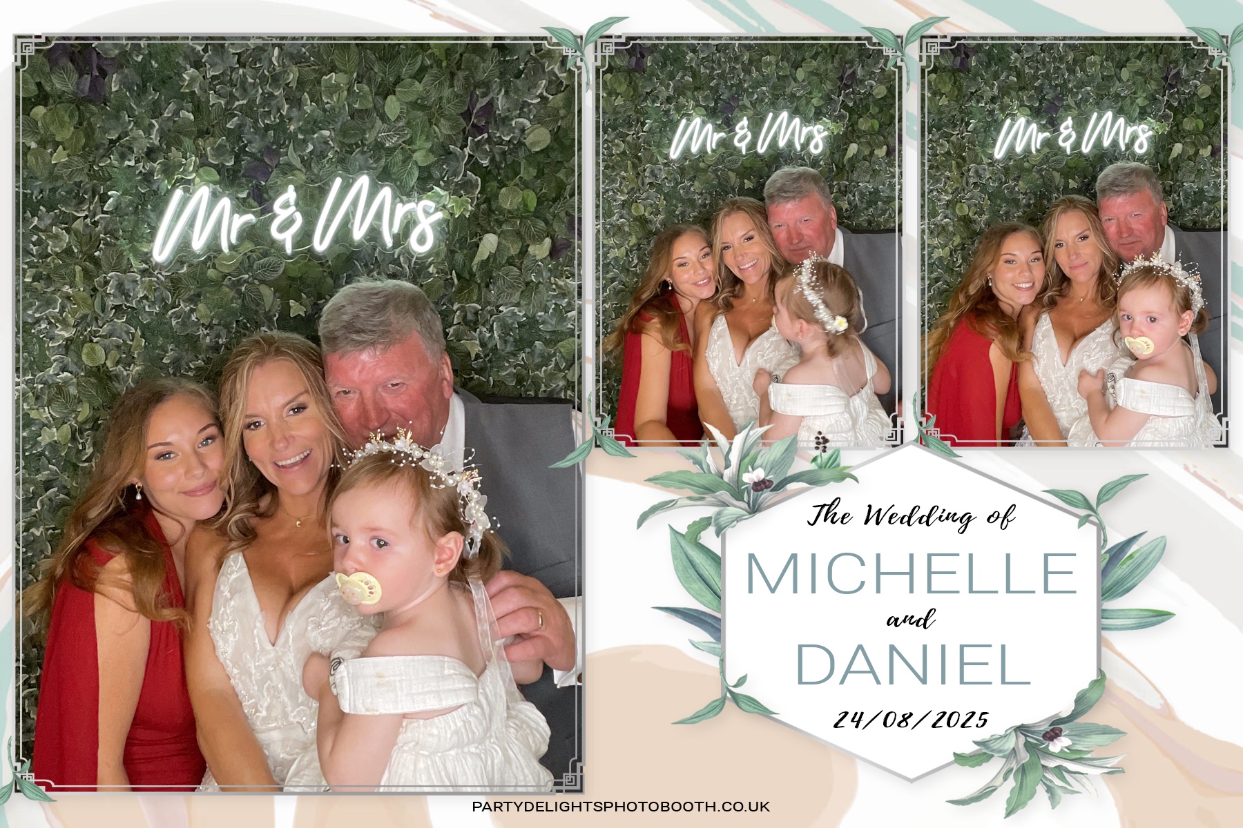 Michelle and Daniel's Wedding | View more photos from the event at gallery.partydelightsphotobooth.co.uk/u/PartyDelightsPhotoBooth/Michelle-and-Daniels-Wedding