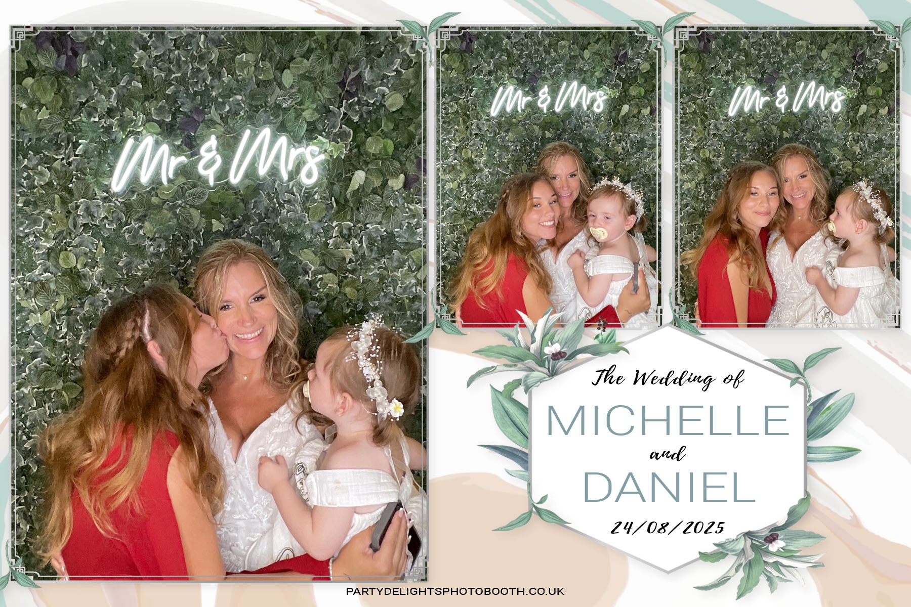 Michelle and Daniel's Wedding | View more photos from the event at gallery.partydelightsphotobooth.co.uk/u/PartyDelightsPhotoBooth/Michelle-and-Daniels-Wedding