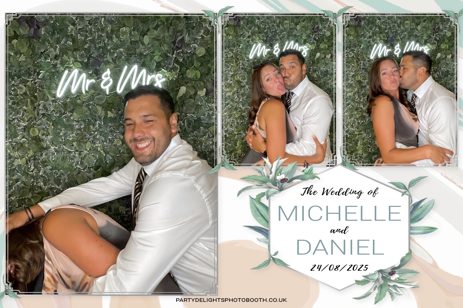 Michelle and Daniel's Wedding | View more photos from the event at gallery.partydelightsphotobooth.co.uk/u/PartyDelightsPhotoBooth/Michelle-and-Daniels-Wedding