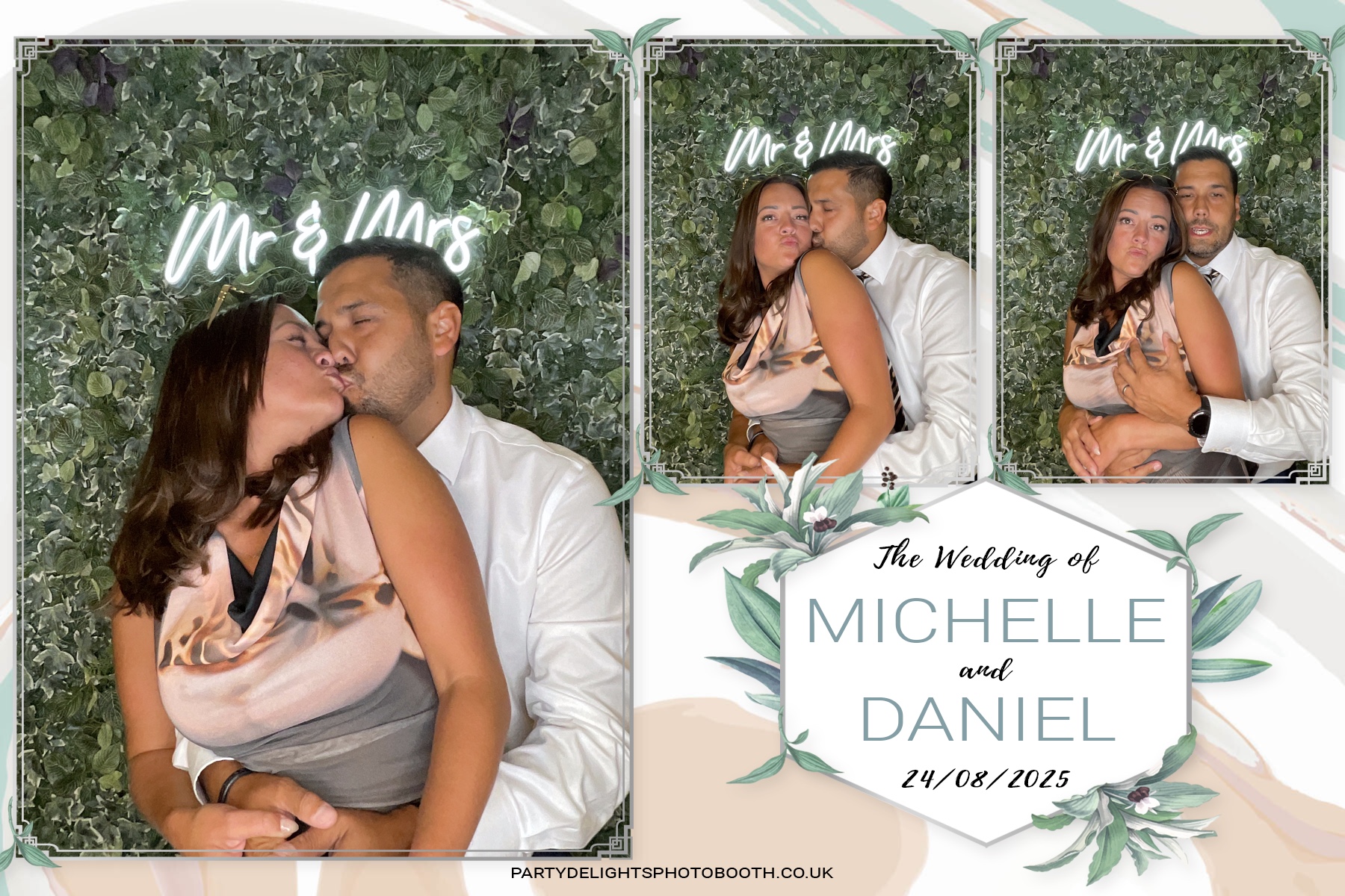 Michelle and Daniel's Wedding | View more photos from the event at gallery.partydelightsphotobooth.co.uk/u/PartyDelightsPhotoBooth/Michelle-and-Daniels-Wedding