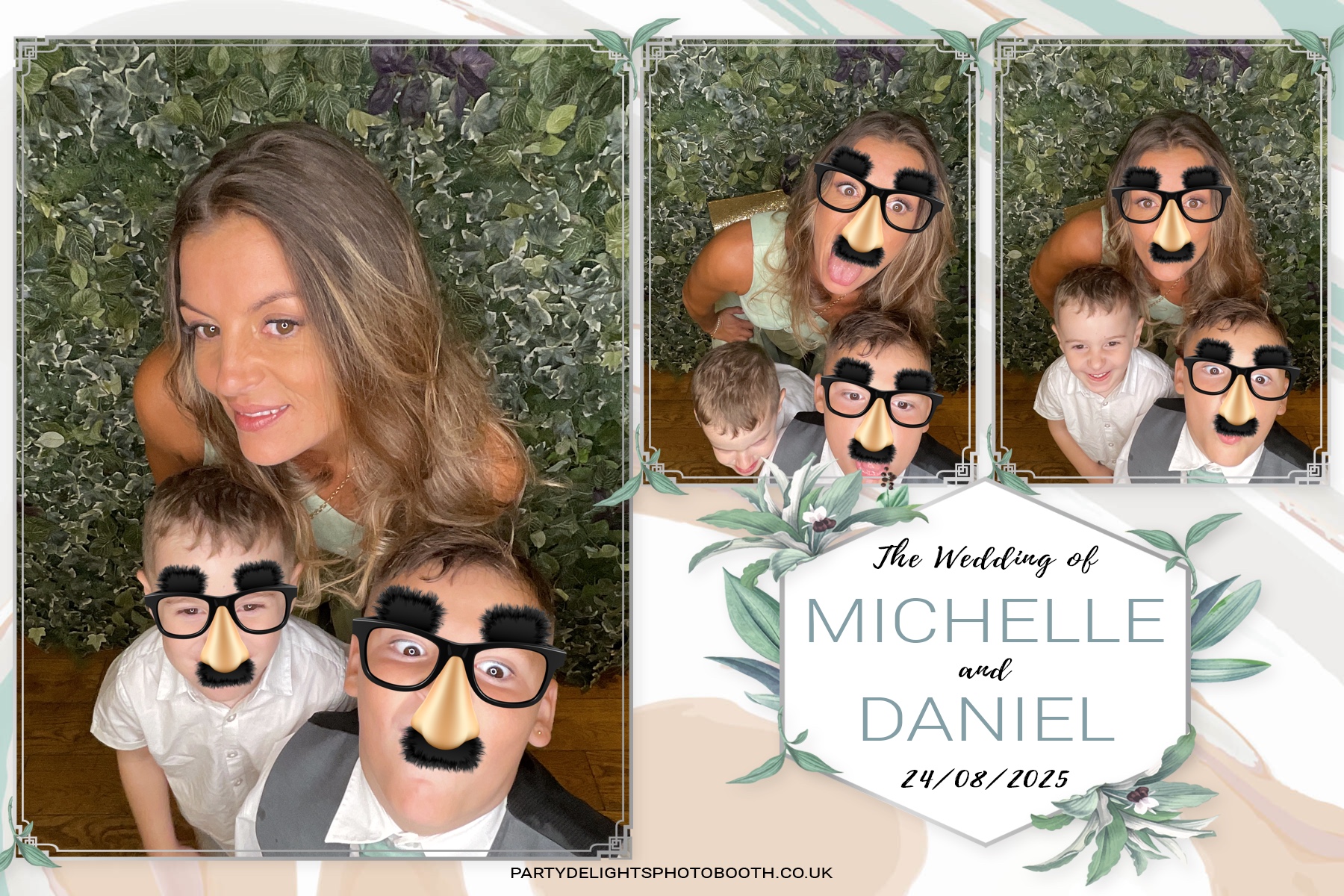 Michelle and Daniel's Wedding | View more photos from the event at gallery.partydelightsphotobooth.co.uk/u/PartyDelightsPhotoBooth/Michelle-and-Daniels-Wedding