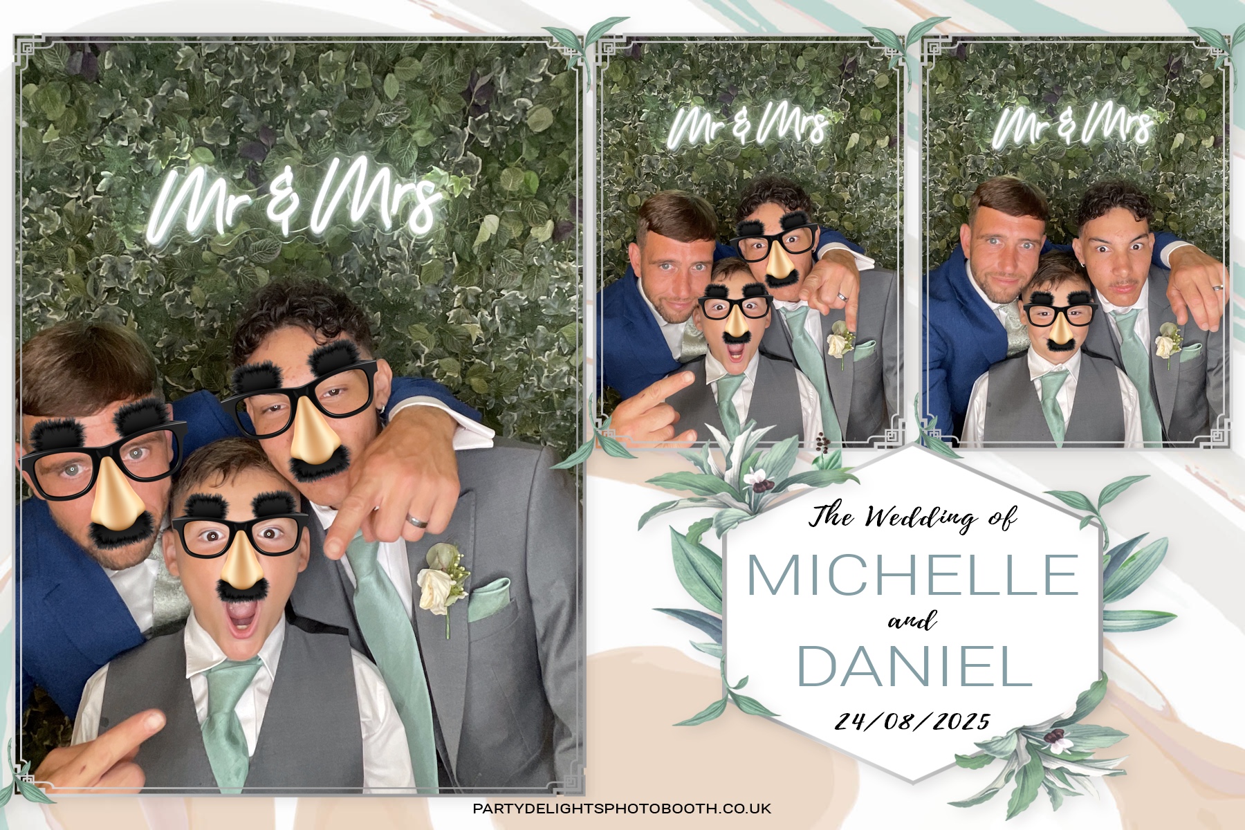 Michelle and Daniel's Wedding | View more photos from the event at gallery.partydelightsphotobooth.co.uk/u/PartyDelightsPhotoBooth/Michelle-and-Daniels-Wedding