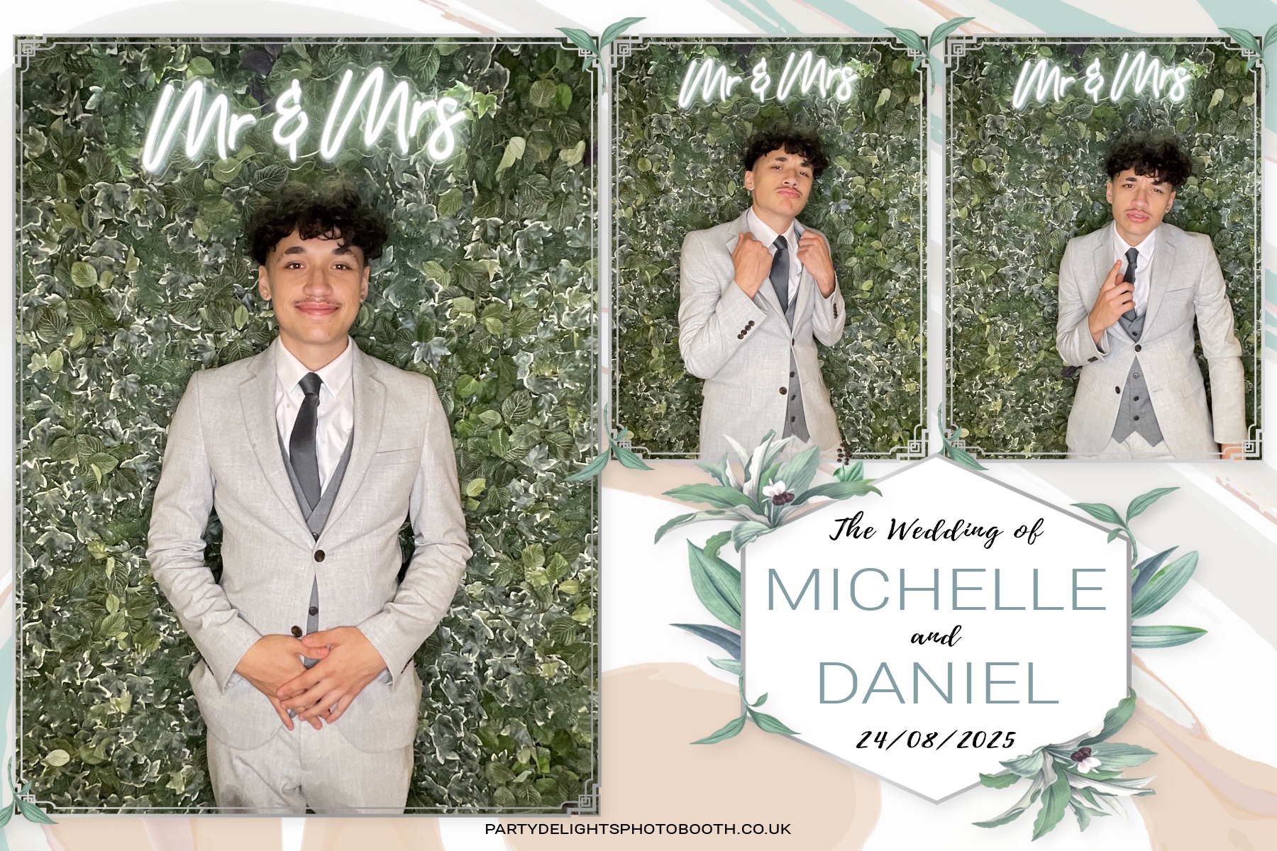 Michelle and Daniel's Wedding | View more photos from the event at gallery.partydelightsphotobooth.co.uk/u/PartyDelightsPhotoBooth/Michelle-and-Daniels-Wedding