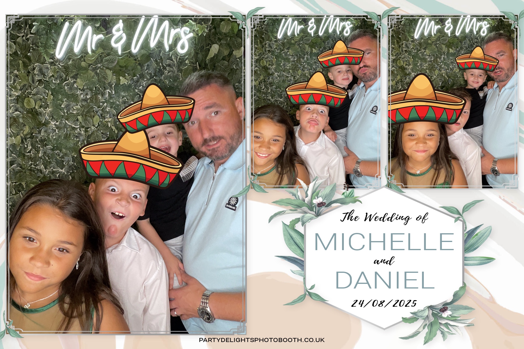 Michelle and Daniel's Wedding | View more photos from the event at gallery.partydelightsphotobooth.co.uk/u/PartyDelightsPhotoBooth/Michelle-and-Daniels-Wedding