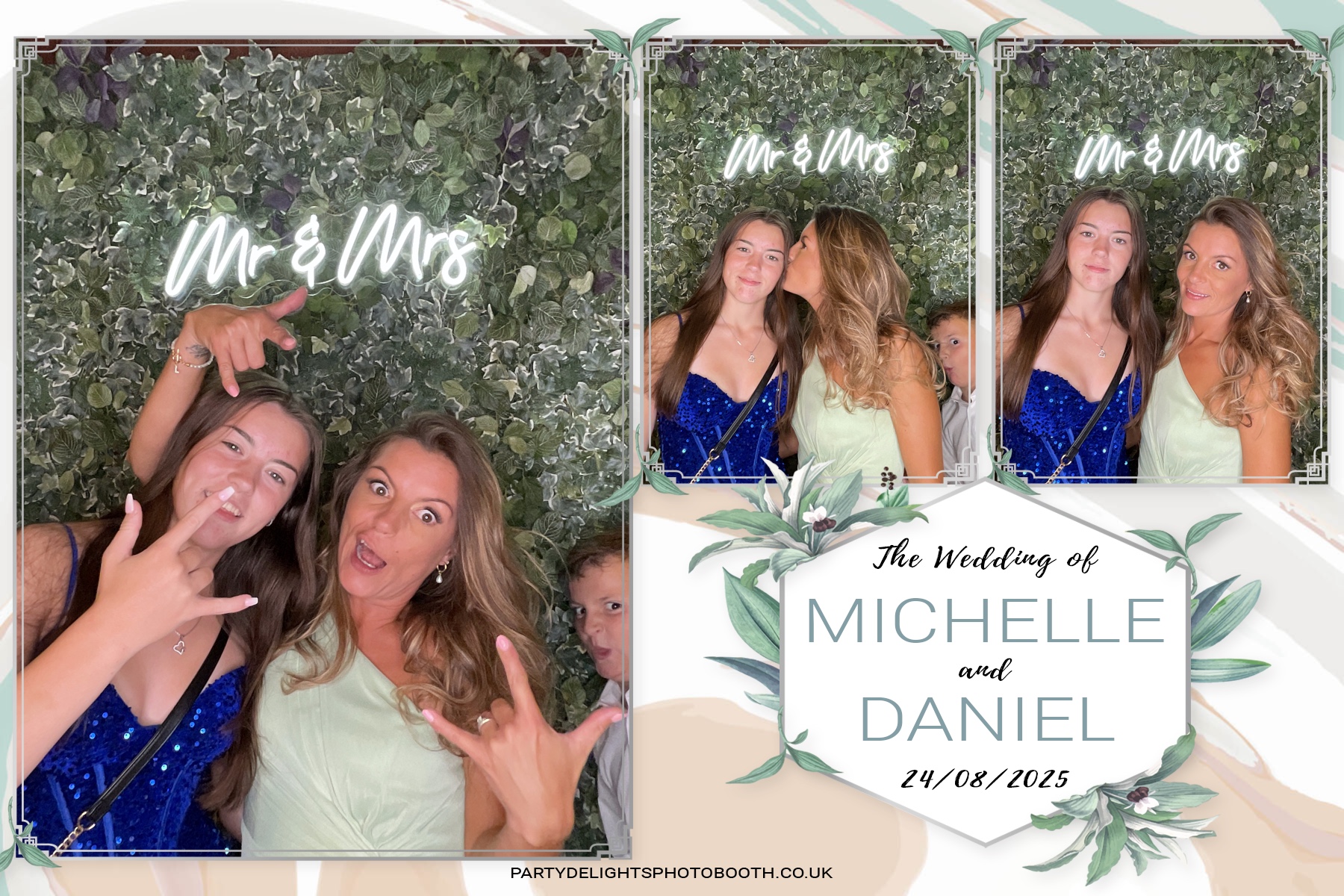 Michelle and Daniel's Wedding | View more photos from the event at gallery.partydelightsphotobooth.co.uk/u/PartyDelightsPhotoBooth/Michelle-and-Daniels-Wedding